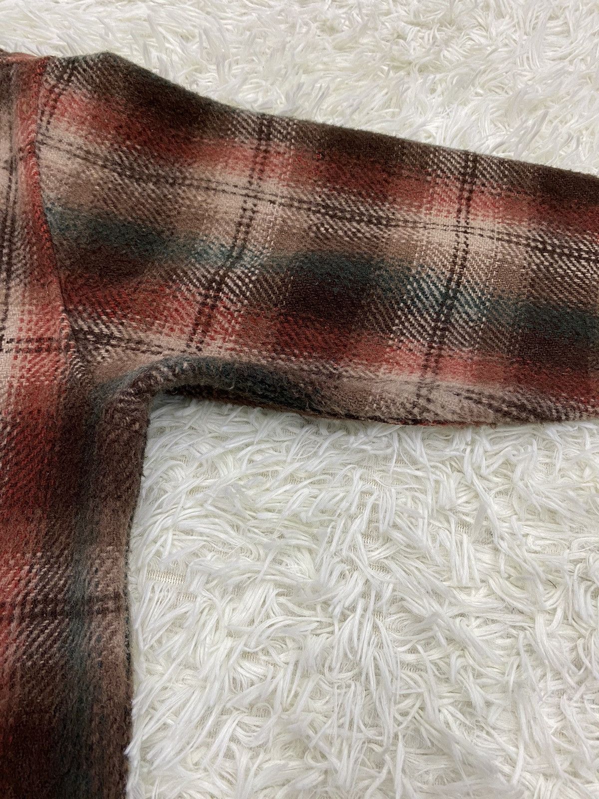 American Apparel OshKosh B'gosh Wool Blend Plaid Zipper Jacket Size US M / EU 48-50 / 2 - 10 Thumbnail