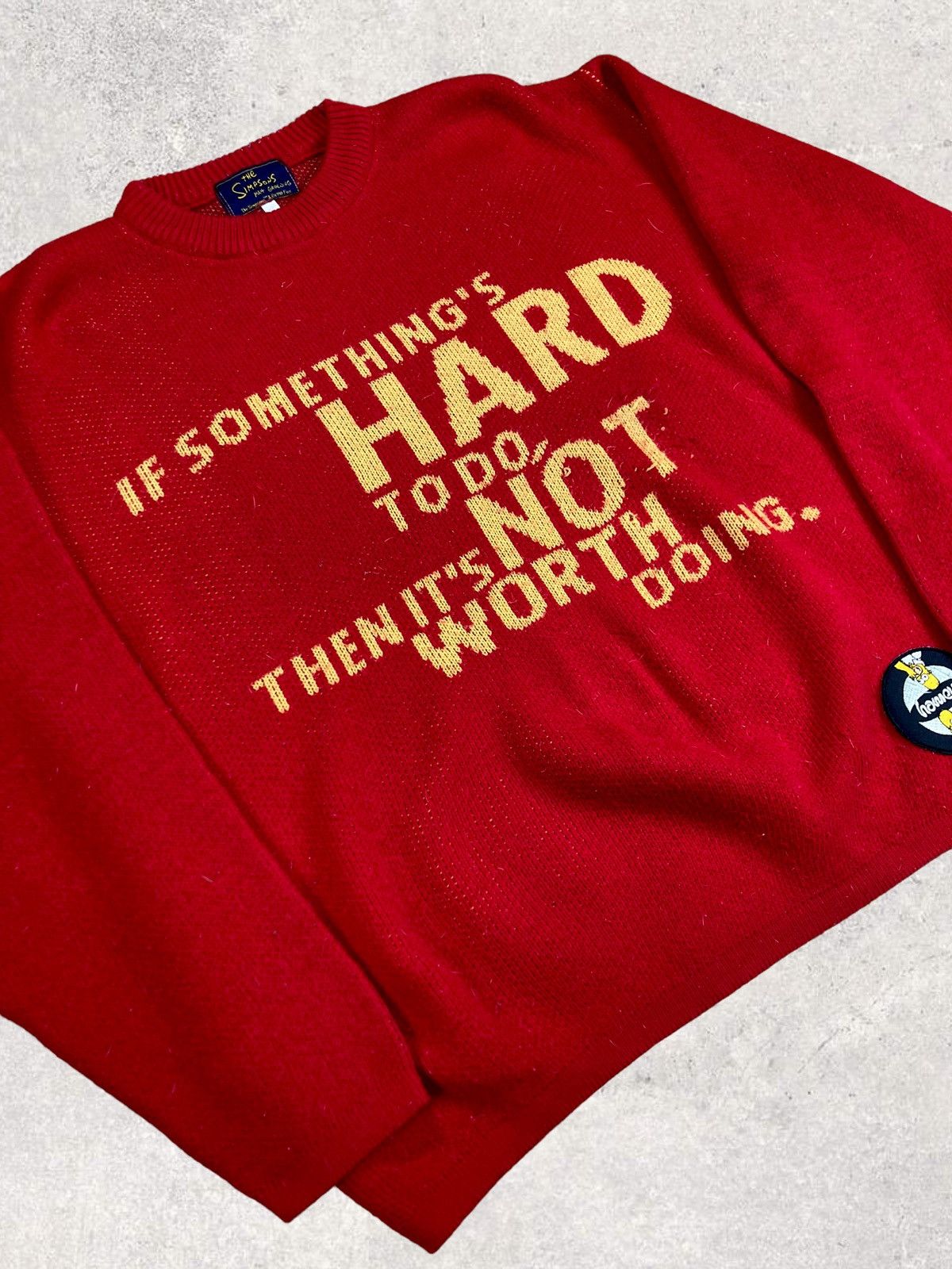 The Simpsons × Vintage The Simpsons Merch Authentic Sweater Made in USA Size M Size US M / EU 48-50 / 2 - 1 Thumbnail