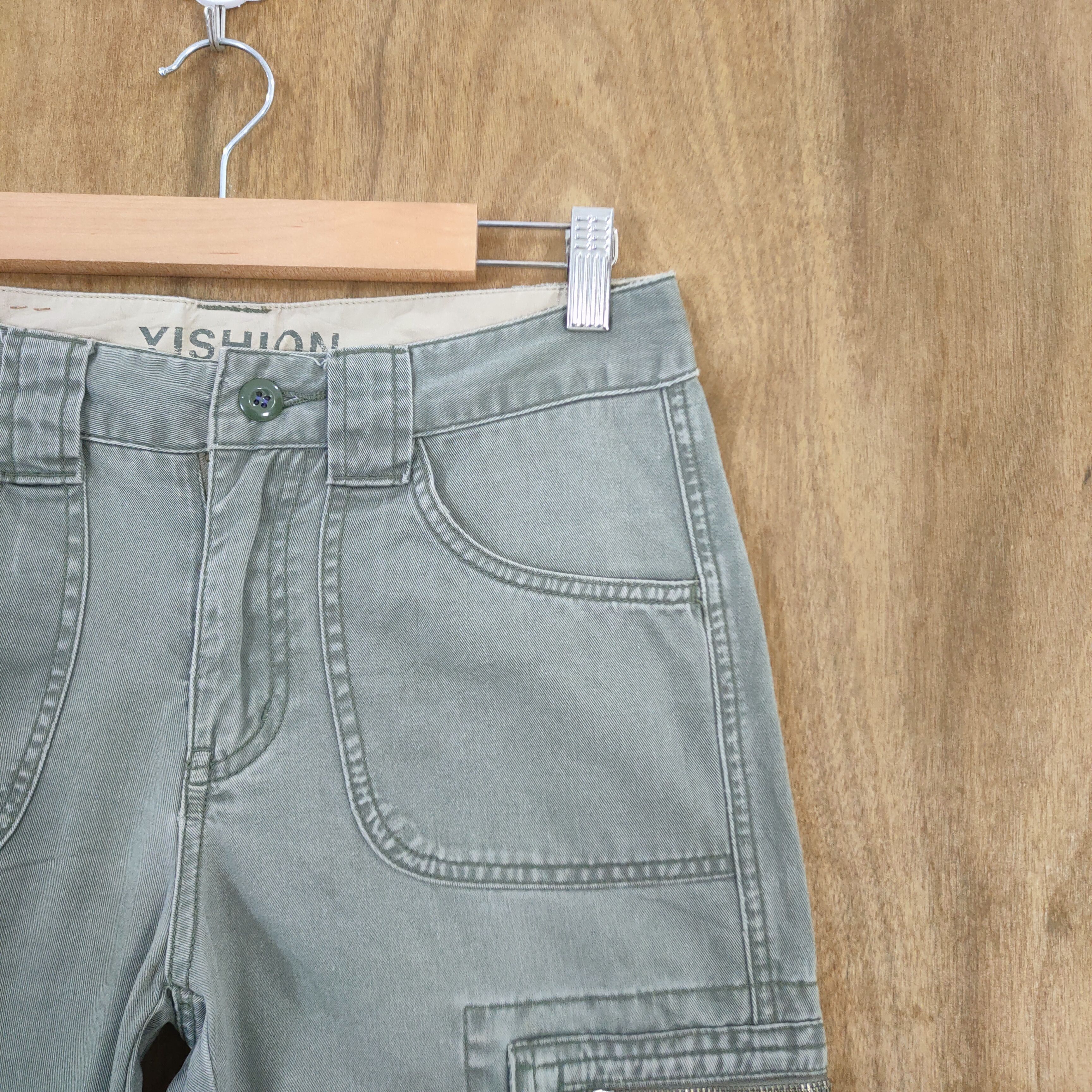 Japanese Brand VINTAGE 10 POCKET YISHION CARGO PANTS Size US 28 / EU 44 - 6 Thumbnail