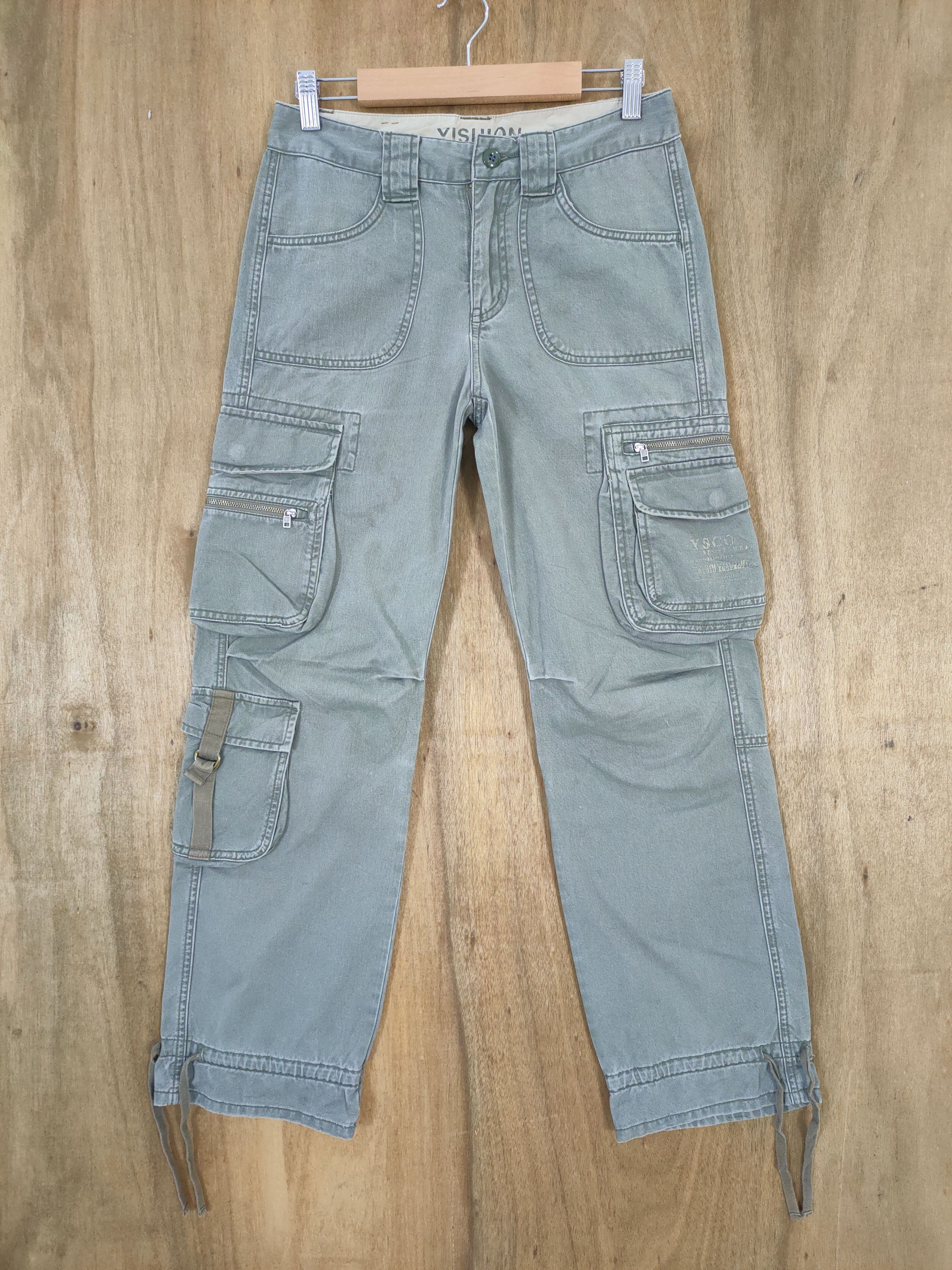 Japanese Brand VINTAGE 10 POCKET YISHION CARGO PANTS Size US 28 / EU 44 - 1 Thumbnail
