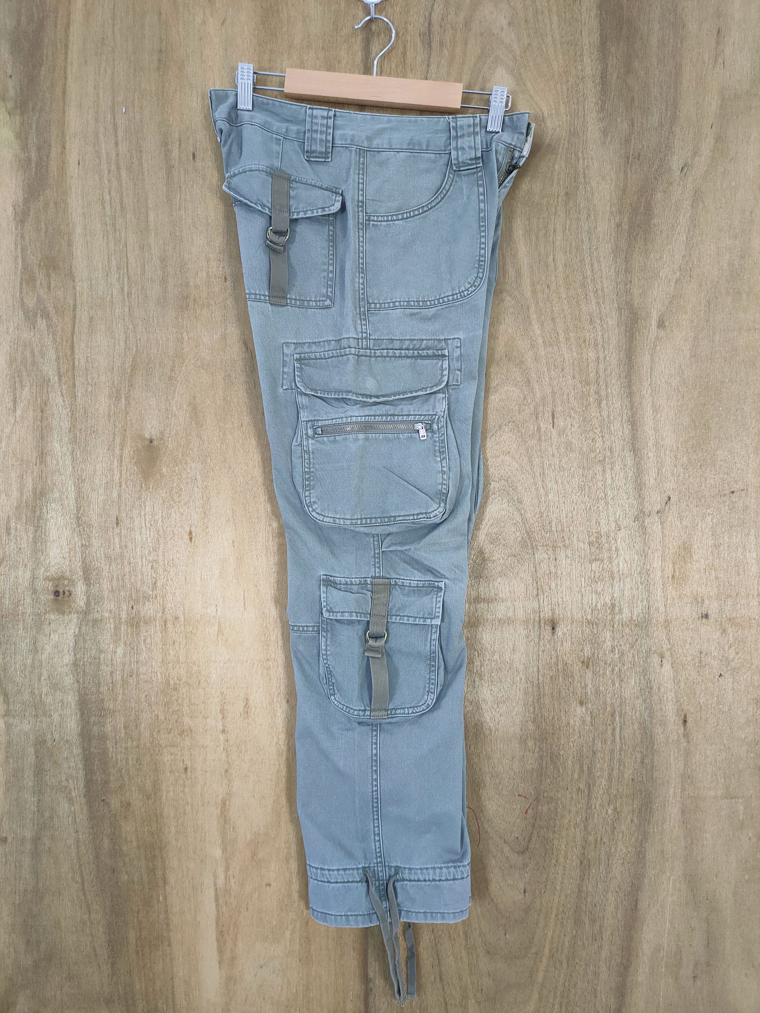 Japanese Brand VINTAGE 10 POCKET YISHION CARGO PANTS Size US 28 / EU 44 - 10 Thumbnail