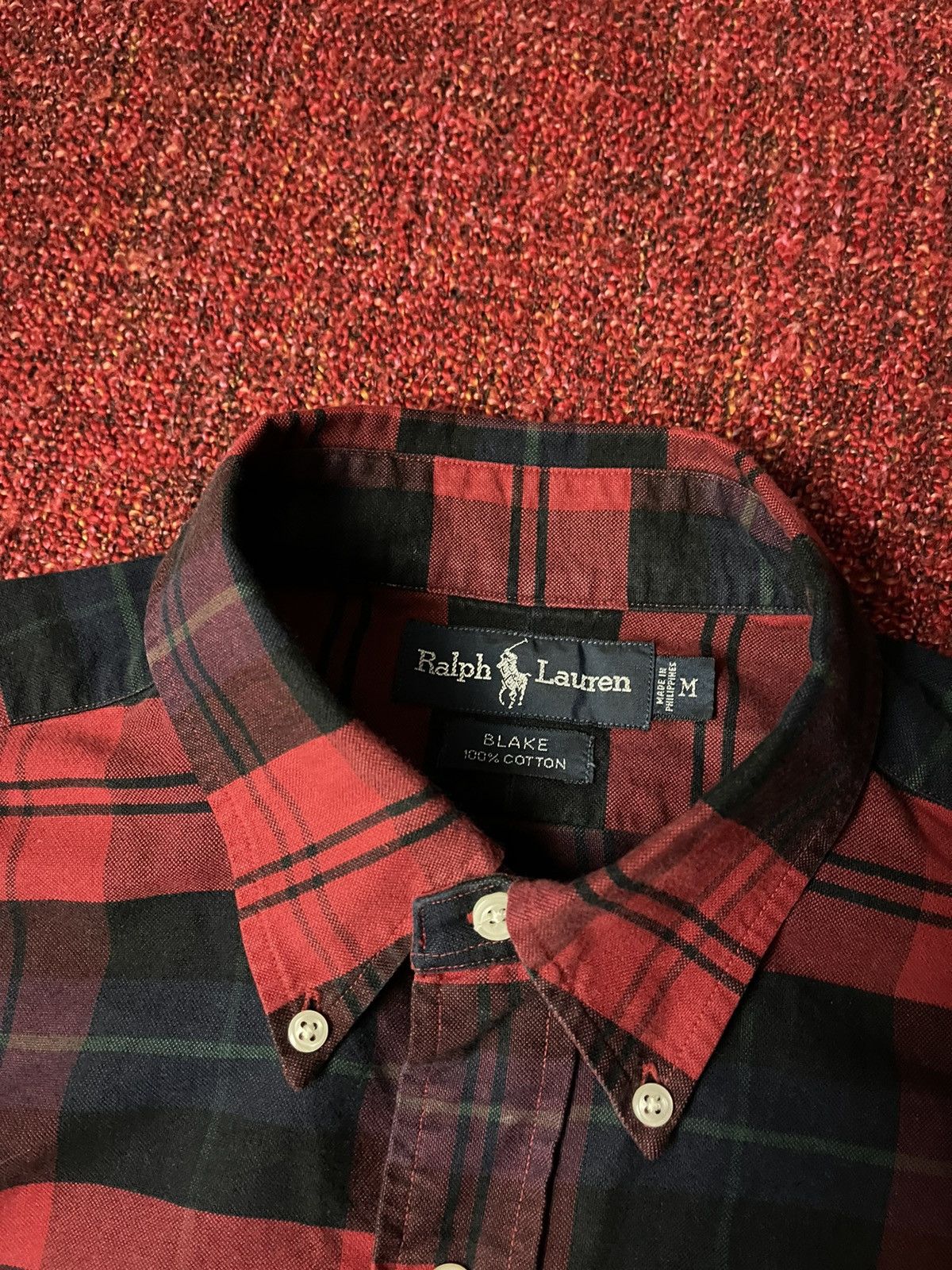 Flannel × Polo Ralph Lauren × Vintage Polo Bear Ralph Lauren vintage 90s tartan flannel shirt Size US M / EU 48-50 / 2 - 3 Thumbnail
