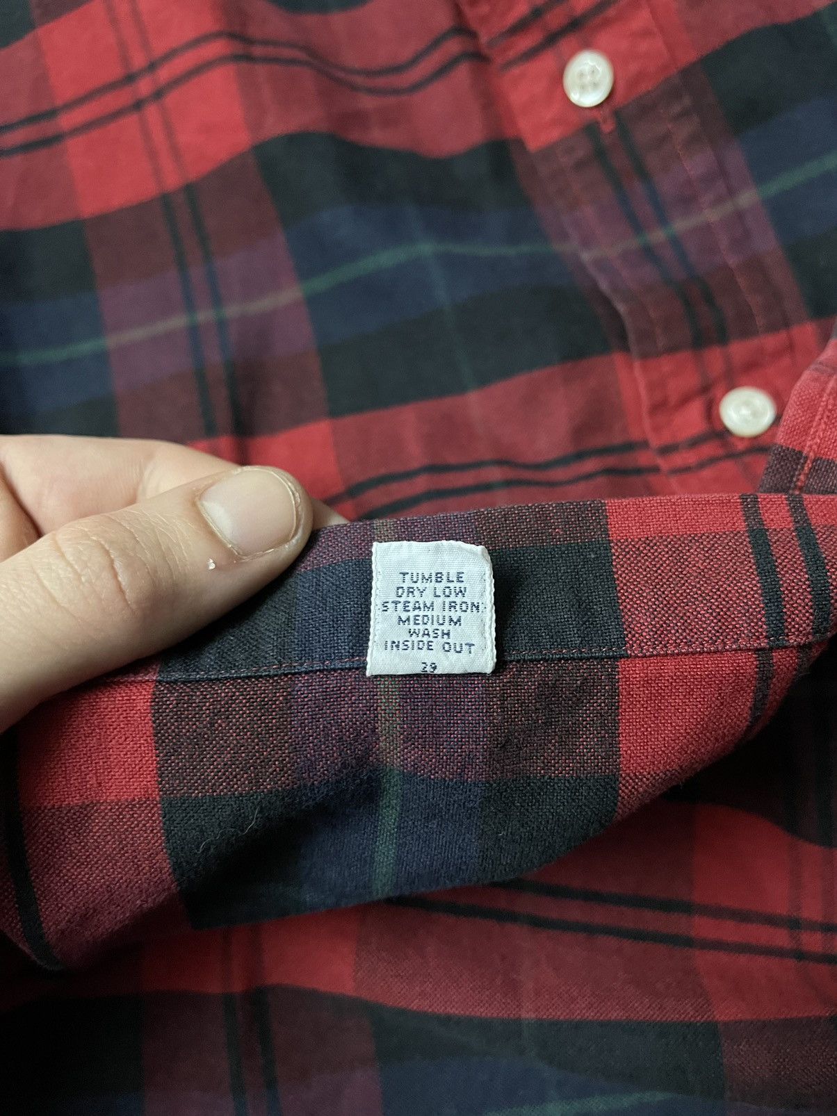 Flannel × Polo Ralph Lauren × Vintage Polo Bear Ralph Lauren vintage 90s tartan flannel shirt Size US M / EU 48-50 / 2 - 6 Thumbnail