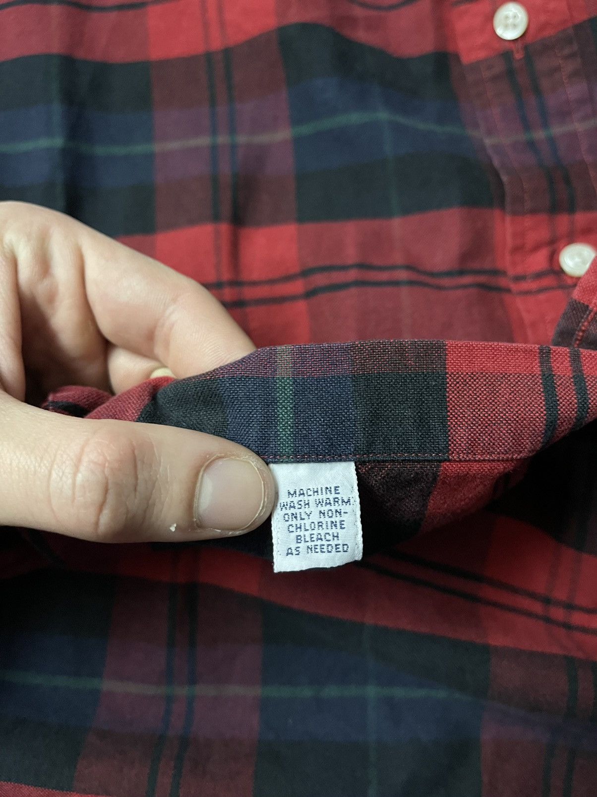 Flannel × Polo Ralph Lauren × Vintage Polo Bear Ralph Lauren vintage 90s tartan flannel shirt Size US M / EU 48-50 / 2 - 7 Thumbnail