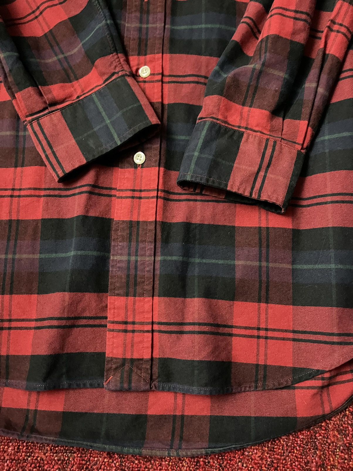 Flannel × Polo Ralph Lauren × Vintage Polo Bear Ralph Lauren vintage 90s tartan flannel shirt Size US M / EU 48-50 / 2 - 4 Thumbnail