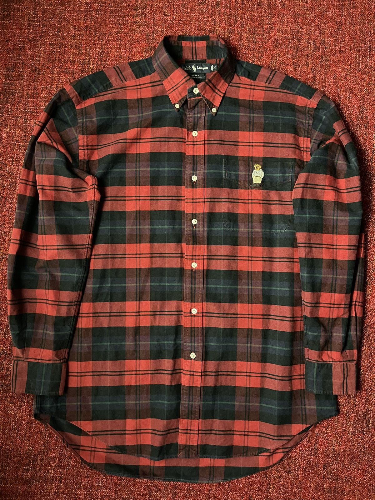 Flannel × Polo Ralph Lauren × Vintage Polo Bear Ralph Lauren vintage 90s tartan flannel shirt Size US M / EU 48-50 / 2 - 1 Thumbnail