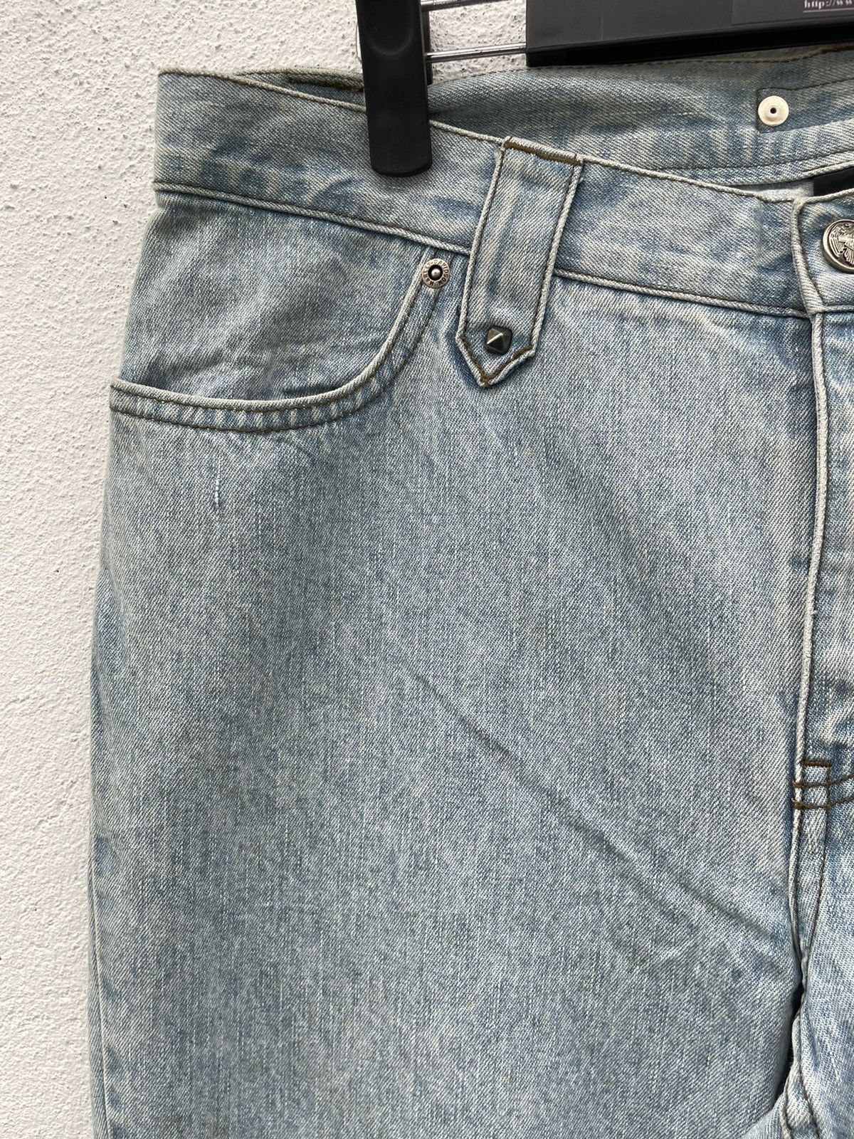 Harley Davidson × Vintage Vintage Harley Davidson Flare Jeans Size US 34 / EU 50 - 4 Thumbnail
