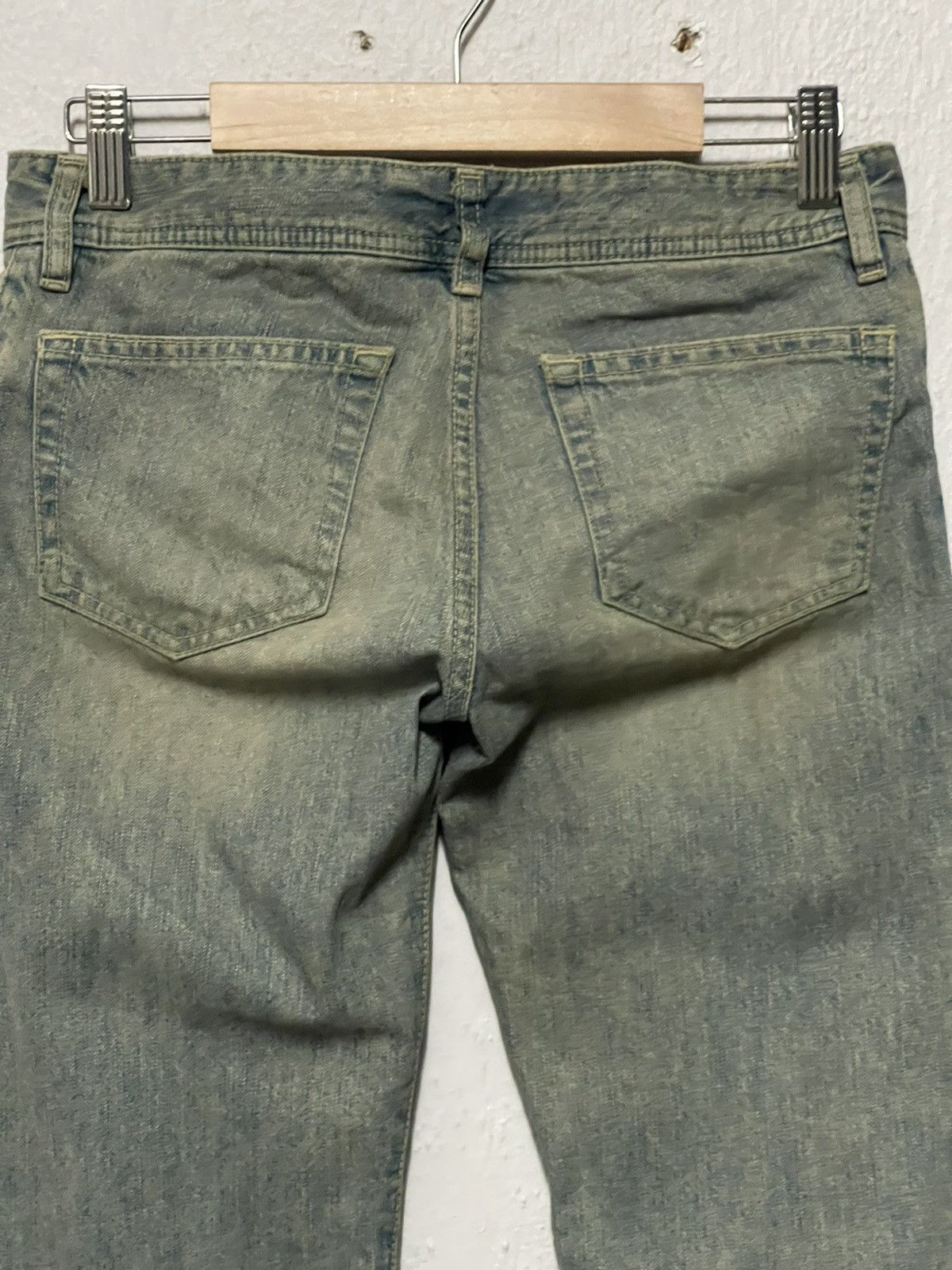 Japanese Brand × Vintage Vintage Thrashed Marginal Glamour Jeans Bootcut For Women Size 28" / US 6 / IT 42 - 6 Thumbnail