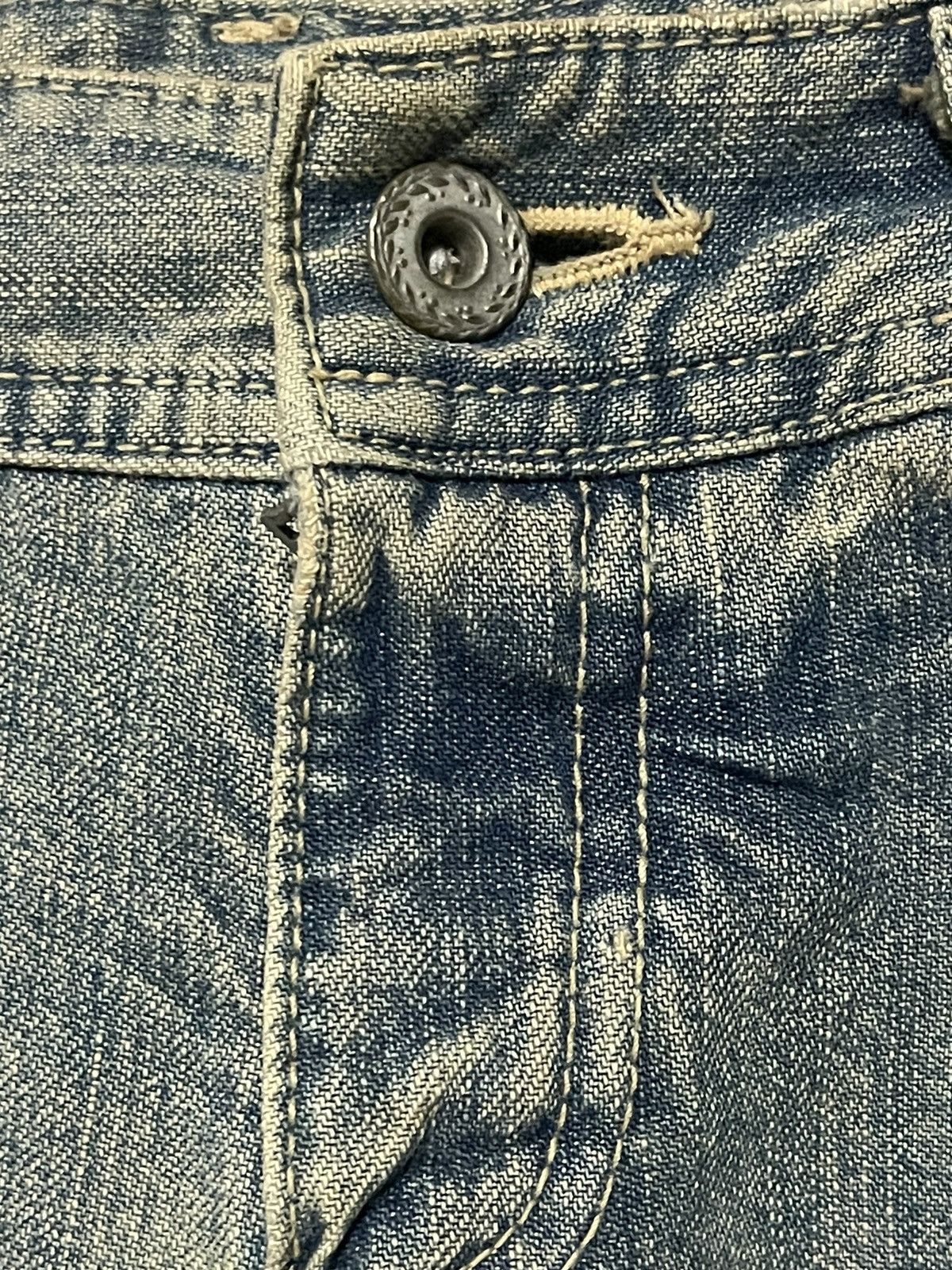 Japanese Brand × Vintage Vintage Thrashed Marginal Glamour Jeans Bootcut For Women Size 28" / US 6 / IT 42 - 3 Thumbnail