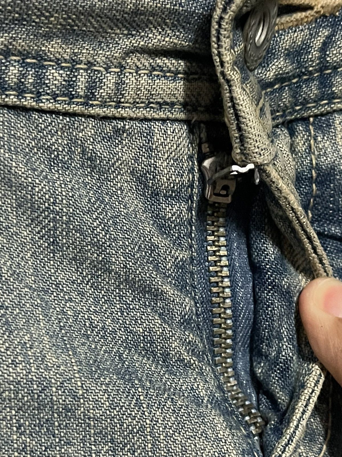 Japanese Brand × Vintage Vintage Thrashed Marginal Glamour Jeans Bootcut For Women Size 28" / US 6 / IT 42 - 4 Thumbnail
