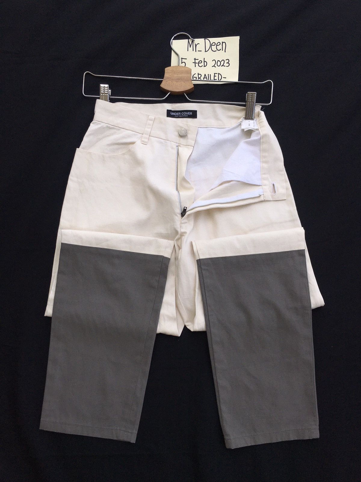 Undercover Rare Vintage 90s Two tone Undercover Casual Pants Size US 26 / EU 42 - 2 Thumbnail