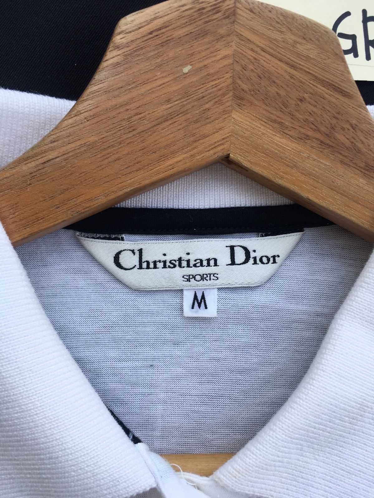 Christian Dior Monsieur Rare Vintage Christian Dior Sports Spellout Polo Shirt Size US M / EU 48-50 / 2 - 10 Thumbnail