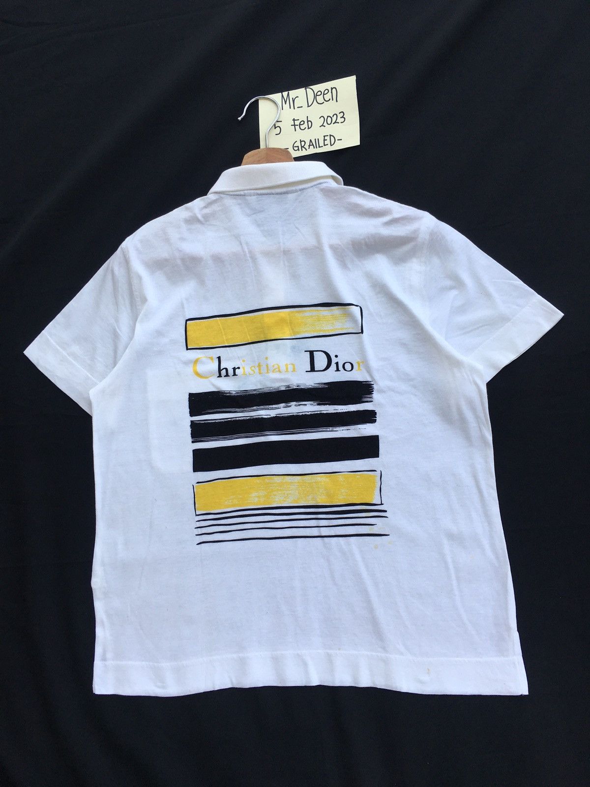 Christian Dior Monsieur Rare Vintage Christian Dior Sports Spellout Polo Shirt Size US M / EU 48-50 / 2 - 4 Thumbnail