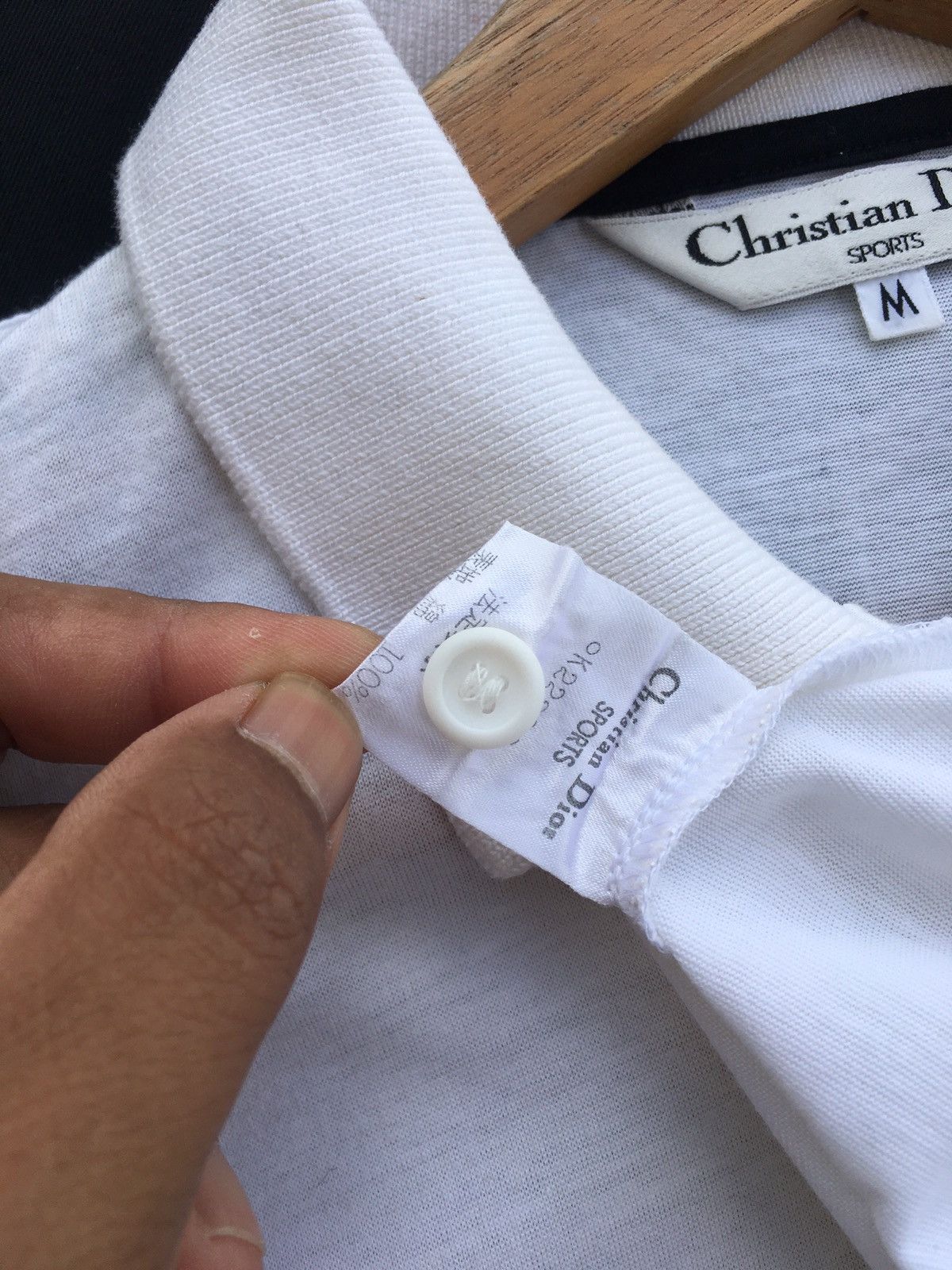 Christian Dior Monsieur Rare Vintage Christian Dior Sports Spellout Polo Shirt Size US M / EU 48-50 / 2 - 12 Thumbnail