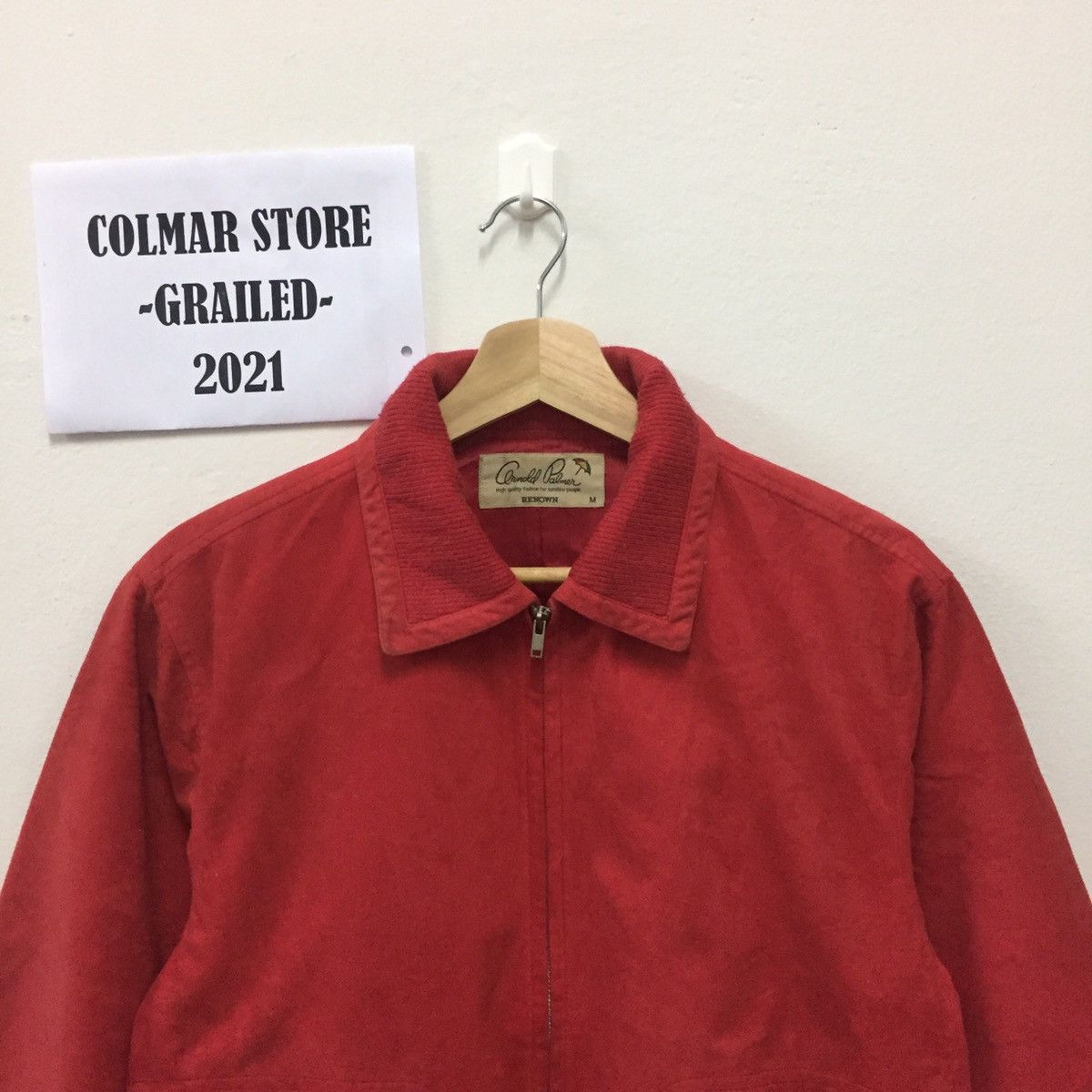 Japanese Brand Vintage Arnold Palmer Bomber Style Jacket Size US M / EU 48-50 / 2 - 2 Thumbnail