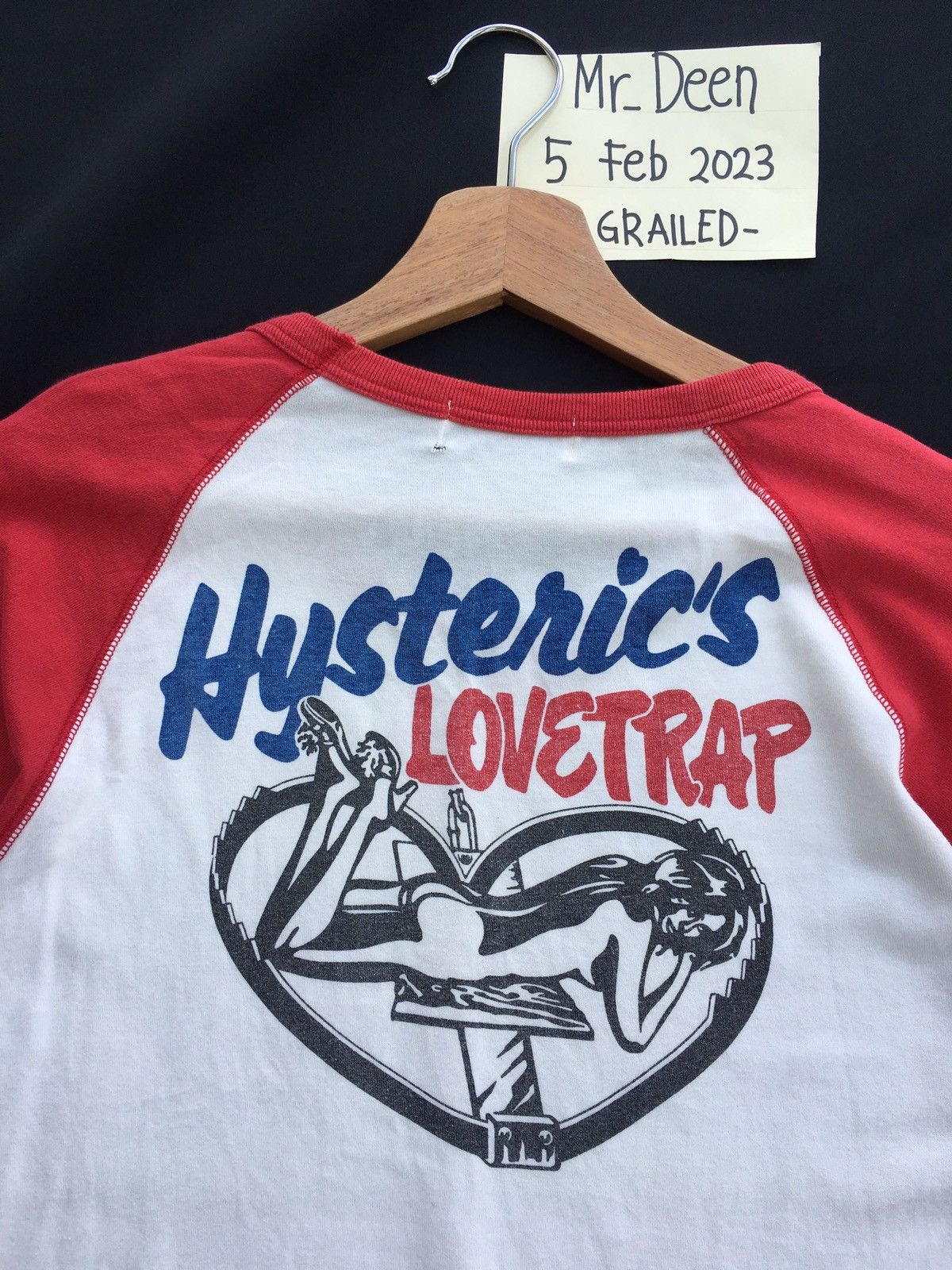 Hysteric Glamour Rare Vintage Hysteric Glamour Lovetrap Tshirt Size US S / EU 44-46 / 1 - 5 Thumbnail