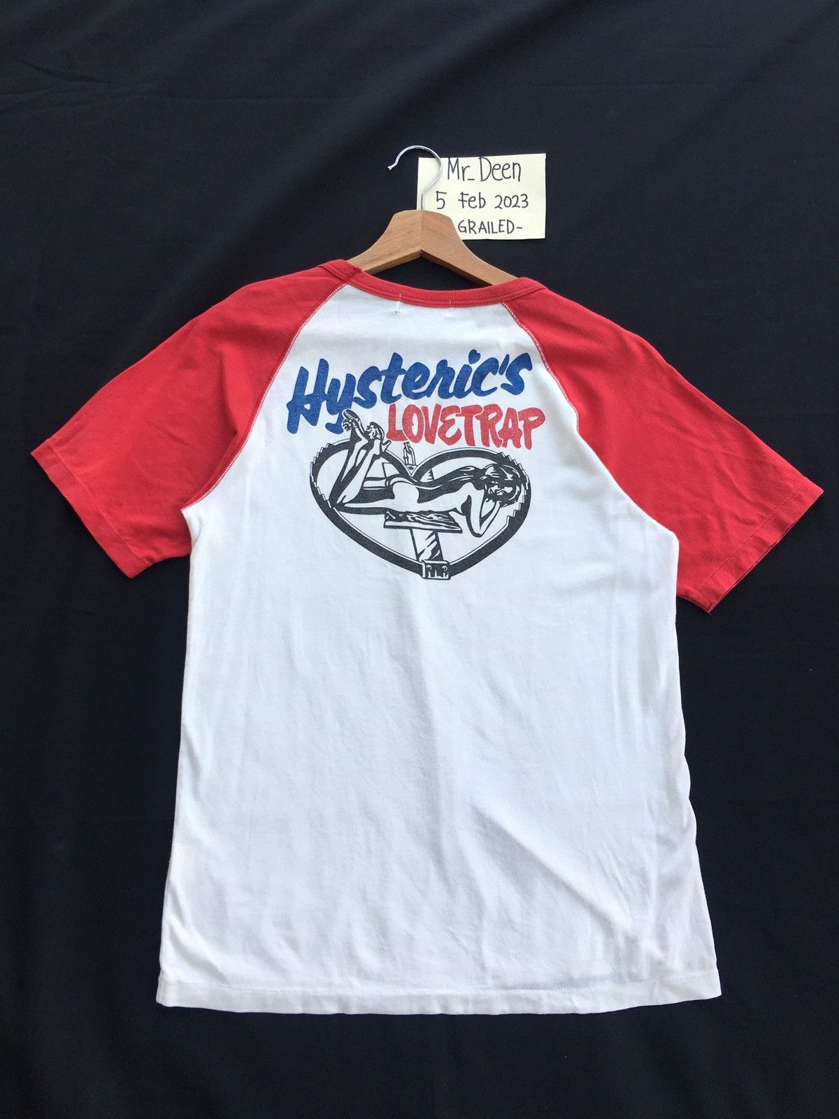 Hysteric Glamour Rare Vintage Hysteric Glamour Lovetrap Tshirt Size US S / EU 44-46 / 1 - 2 Thumbnail