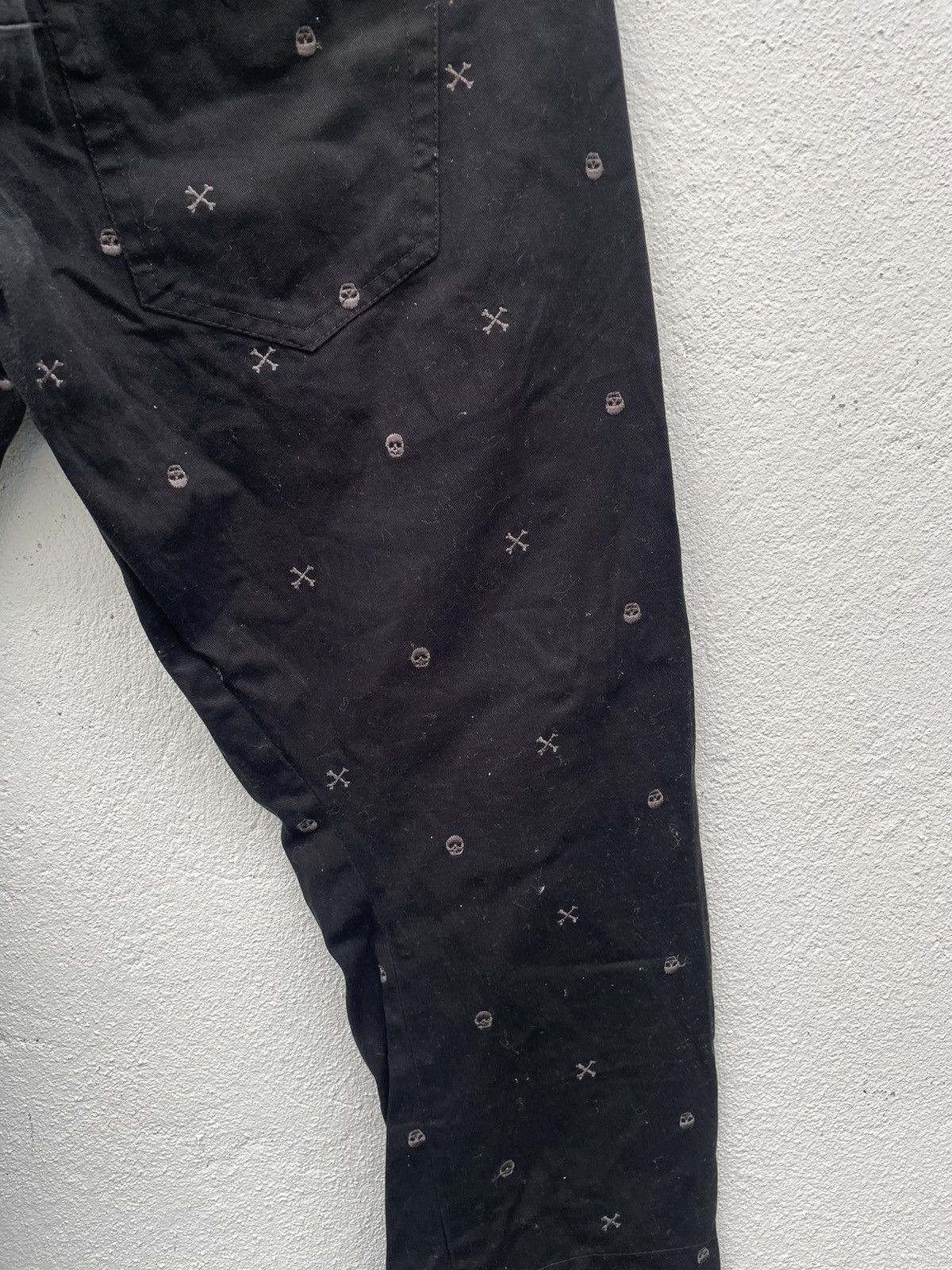 PPFM PPFM Embroidered Monogram Design Pants Size US 31 - 13 Thumbnail