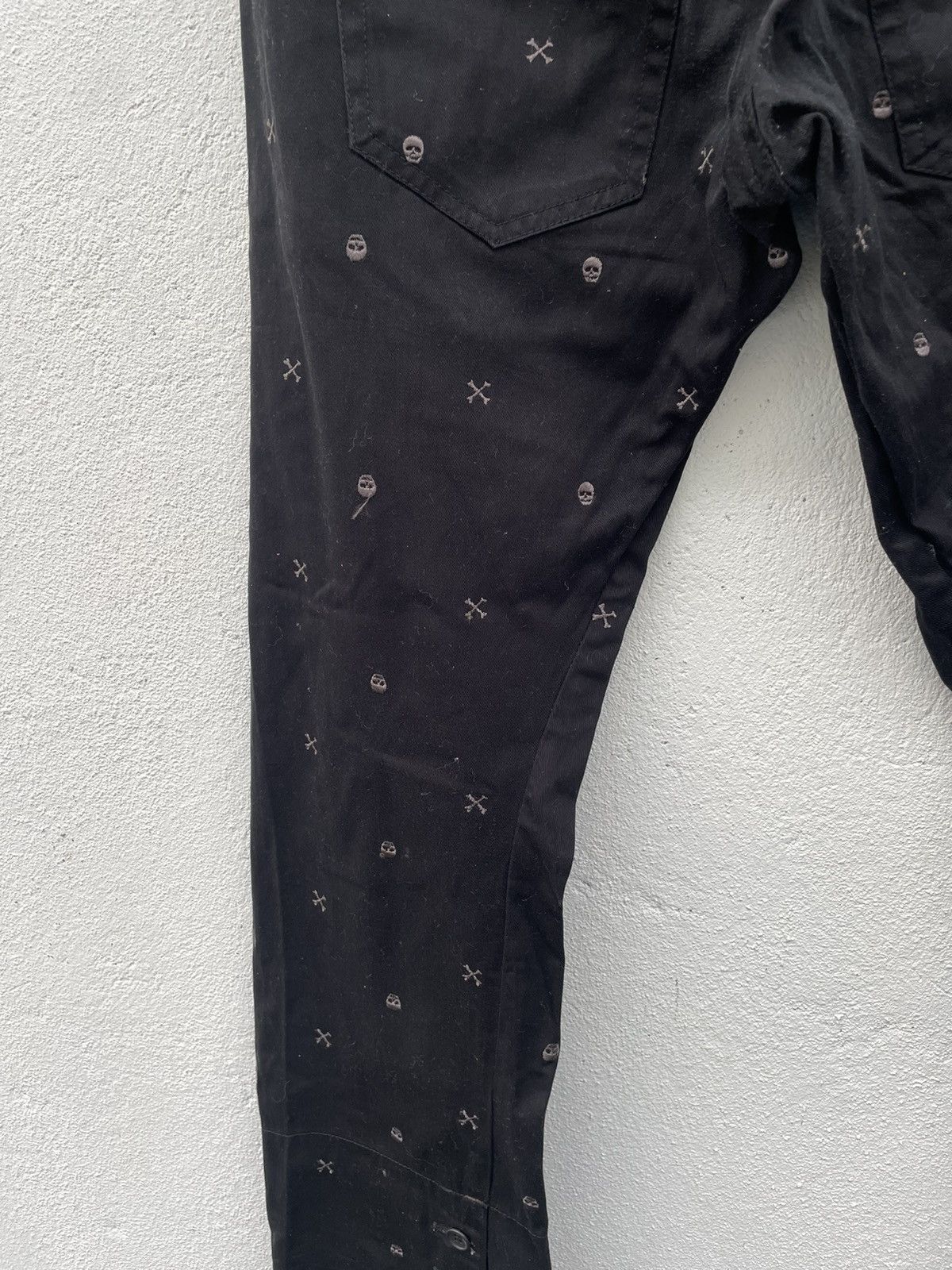 PPFM PPFM Embroidered Monogram Design Pants Size US 31 - 12 Thumbnail