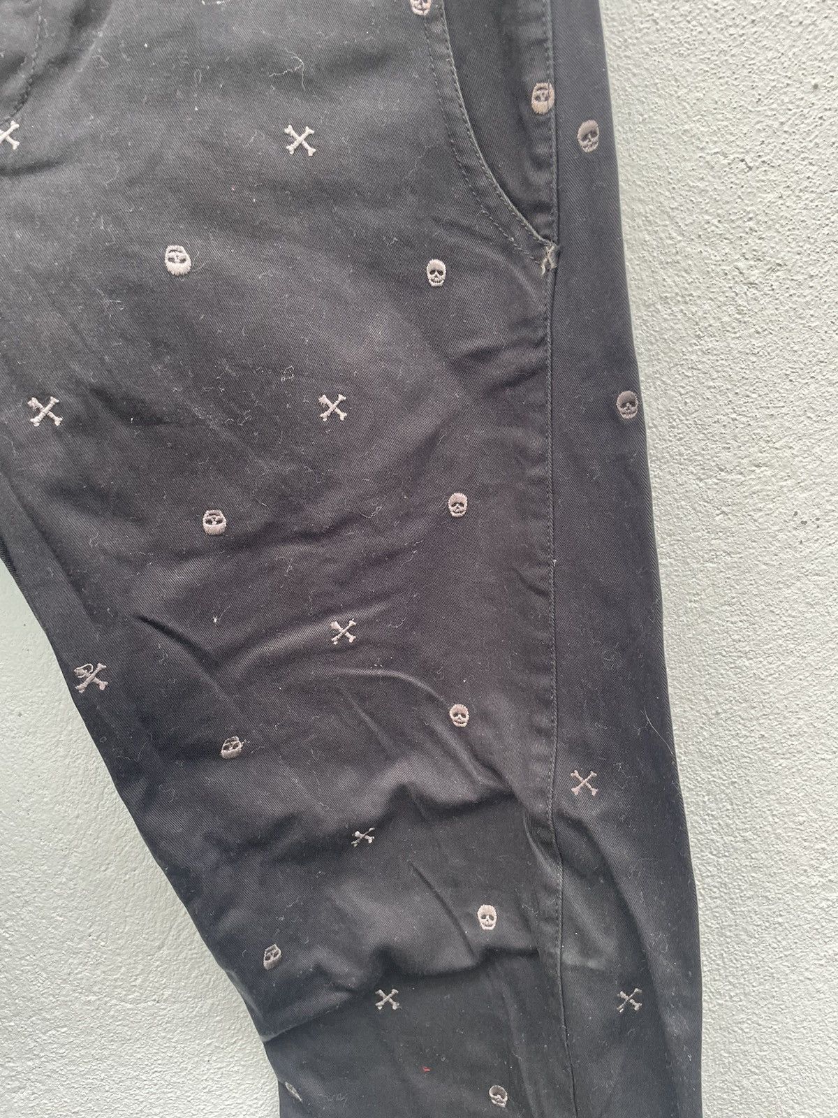 PPFM PPFM Embroidered Monogram Design Pants Size US 31 - 7 Thumbnail