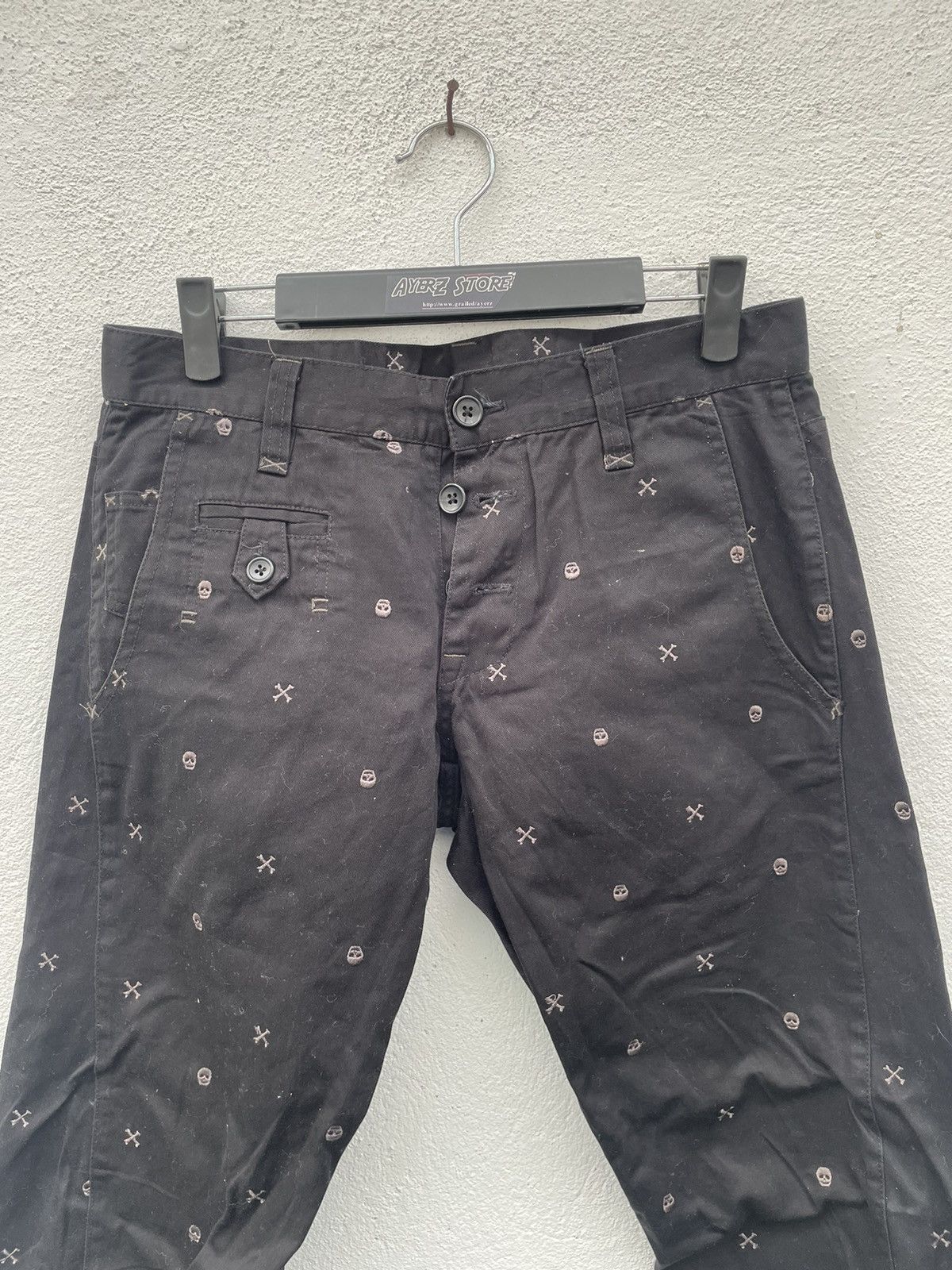 PPFM PPFM Embroidered Monogram Design Pants Size US 31 - 2 Thumbnail
