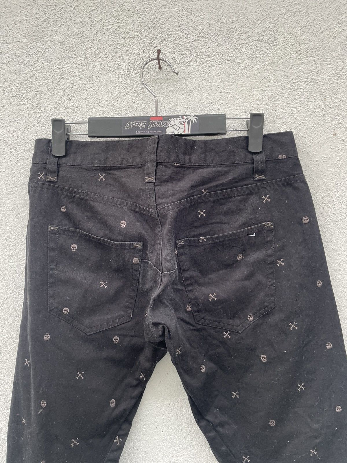 PPFM PPFM Embroidered Monogram Design Pants Size US 31 - 11 Thumbnail