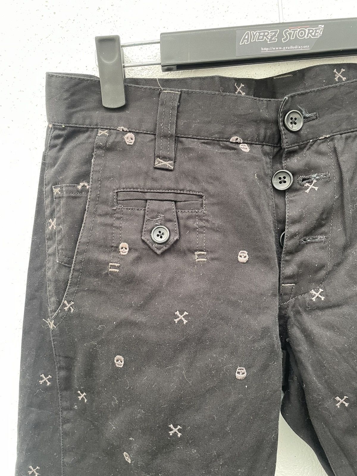 PPFM PPFM Embroidered Monogram Design Pants Size US 31 - 4 Thumbnail