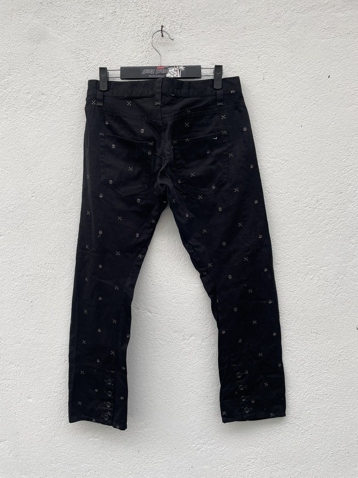 PPFM PPFM Embroidered Monogram Design Pants Size US 31 - 10 Thumbnail