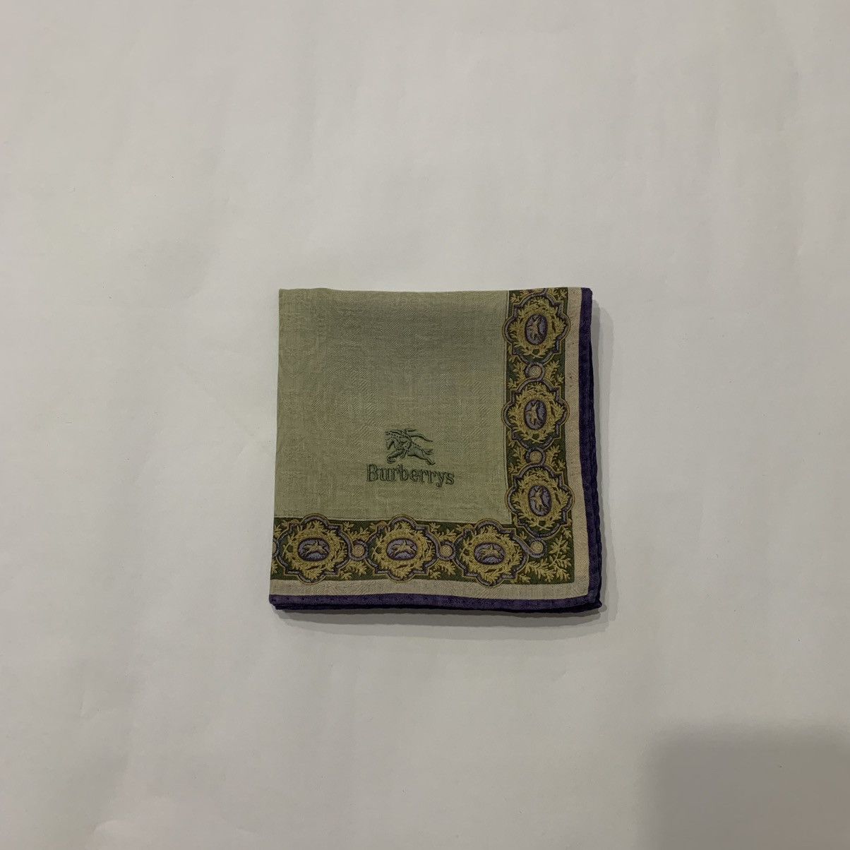 Burberry × Vintage BURBERRYS handkerchief bandana handky neckerchief small logo Size ONE SIZE - 3 Thumbnail