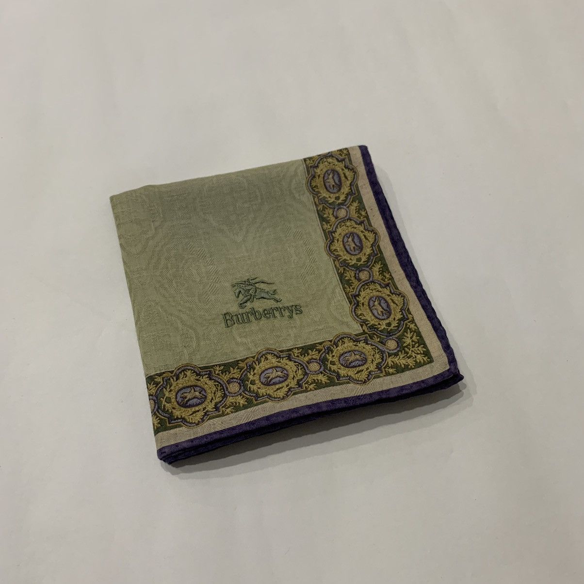 Burberry × Vintage BURBERRYS handkerchief bandana handky neckerchief small logo Size ONE SIZE - 4 Thumbnail