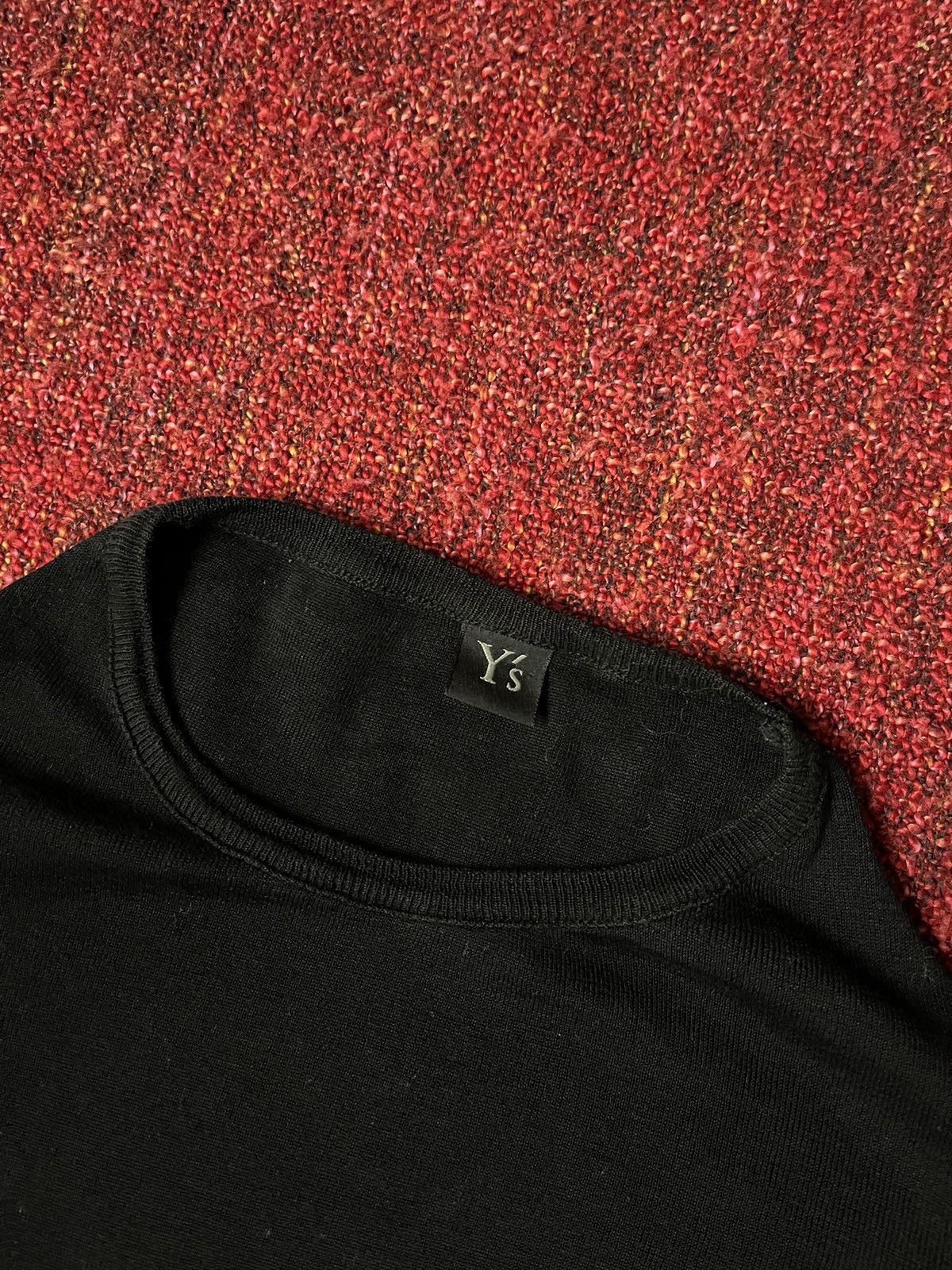 Y’s by Yohji Yamamoto avant garde short sleeve sweater