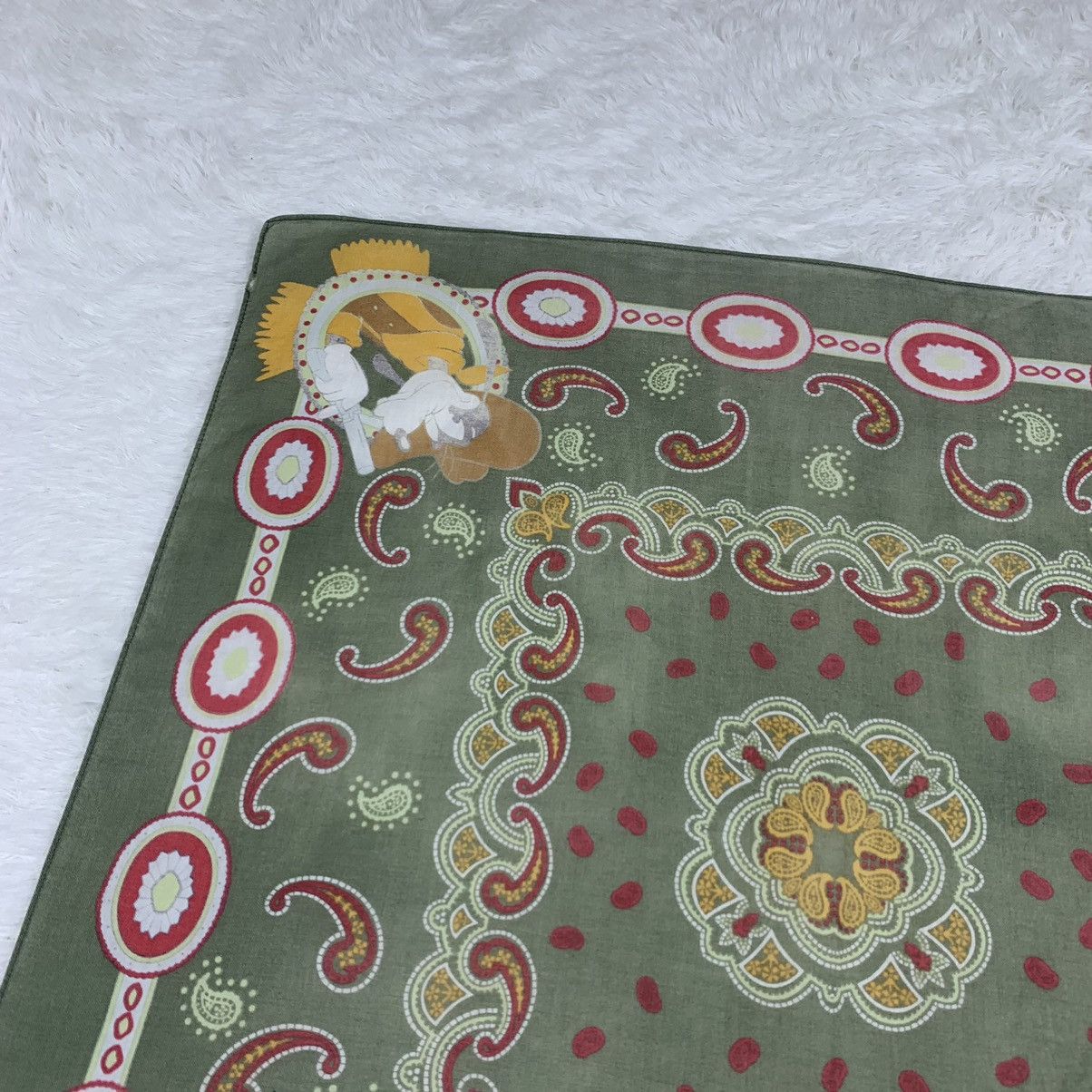 Disney × Mickey Mouse GOOFY bandana handkerchief handky paisley design Size ONE SIZE - 8 Thumbnail