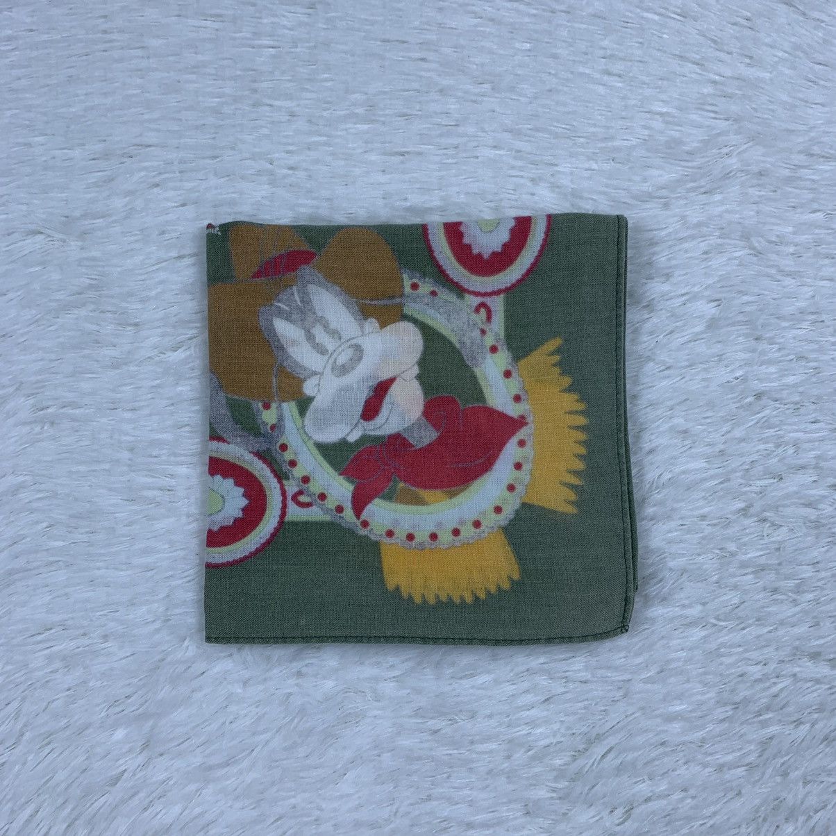 Disney × Mickey Mouse GOOFY bandana handkerchief handky paisley design Size ONE SIZE - 6 Thumbnail