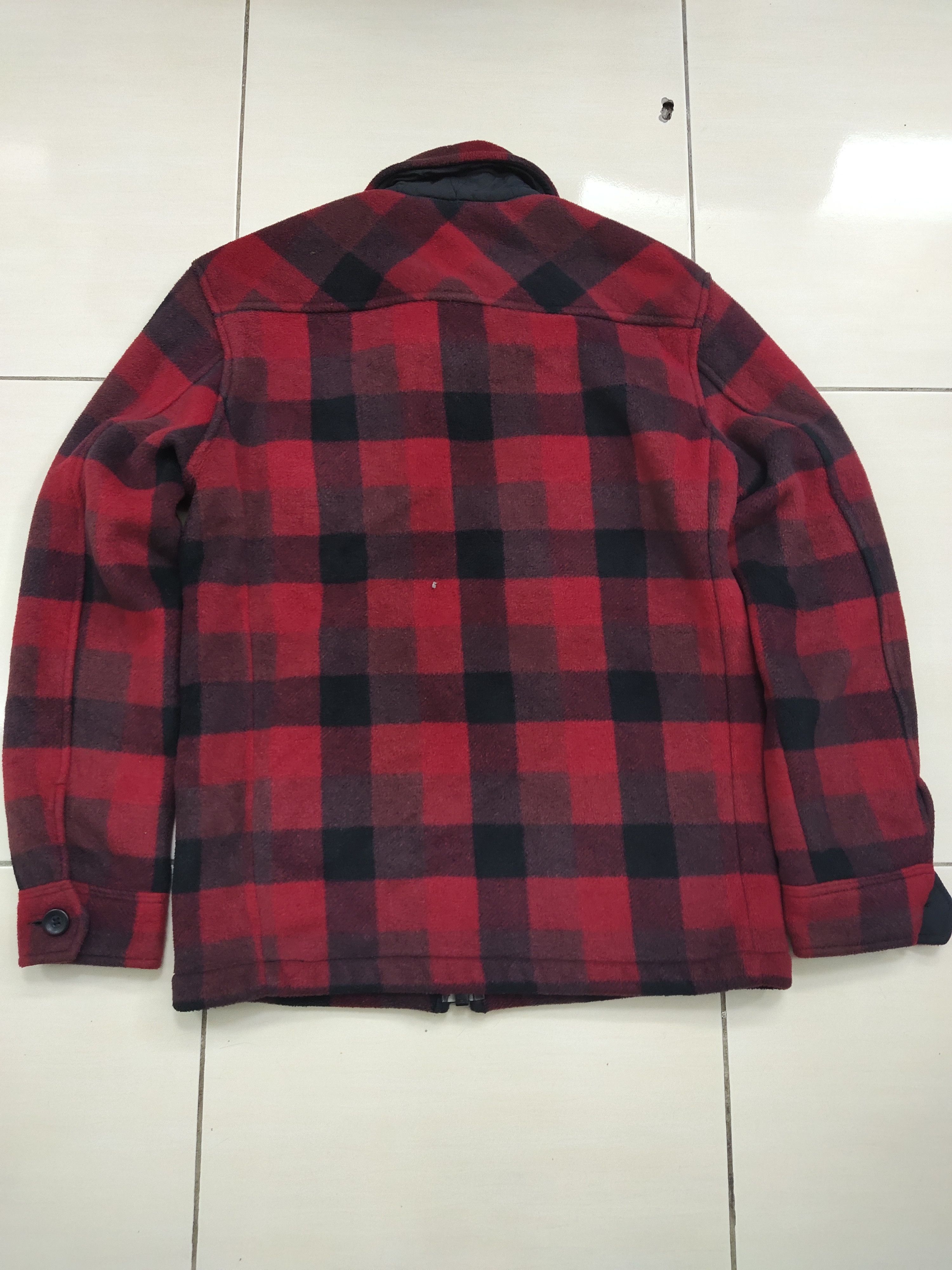 Flannel Uniqlo Checked Boa Fleece Zip up Jacket Size US M / EU 48-50 / 2 - 3 Thumbnail