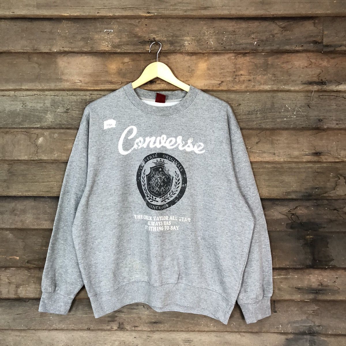 Converse Converse vintage Grey Sweatshirt #458B Size US XL / EU 56 / 4 - 1 Thumbnail