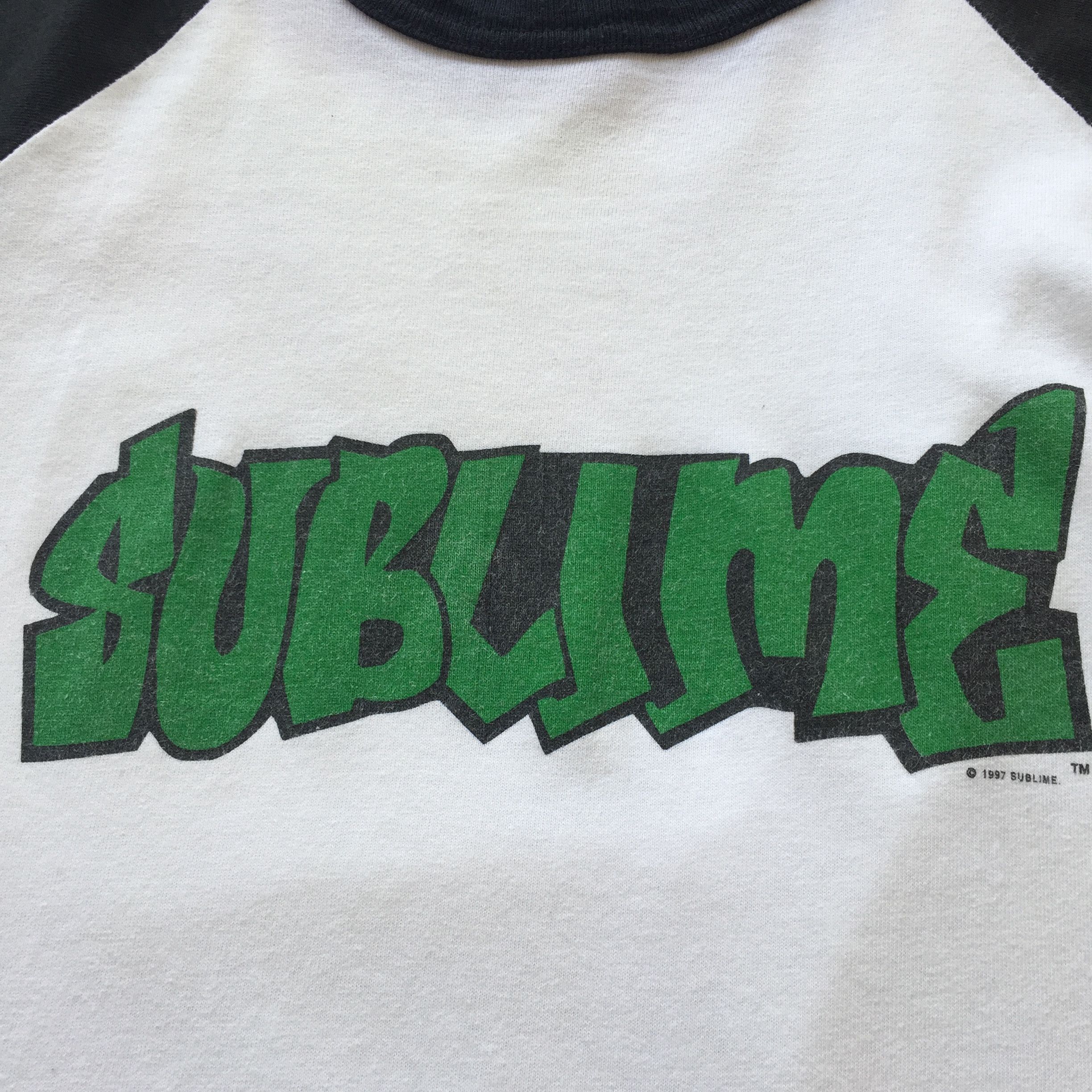 Band Tees Vintage 90s Sublime American Rock Band Raglan T Shirt Size US L / EU 52-54 / 3 - 2 Thumbnail
