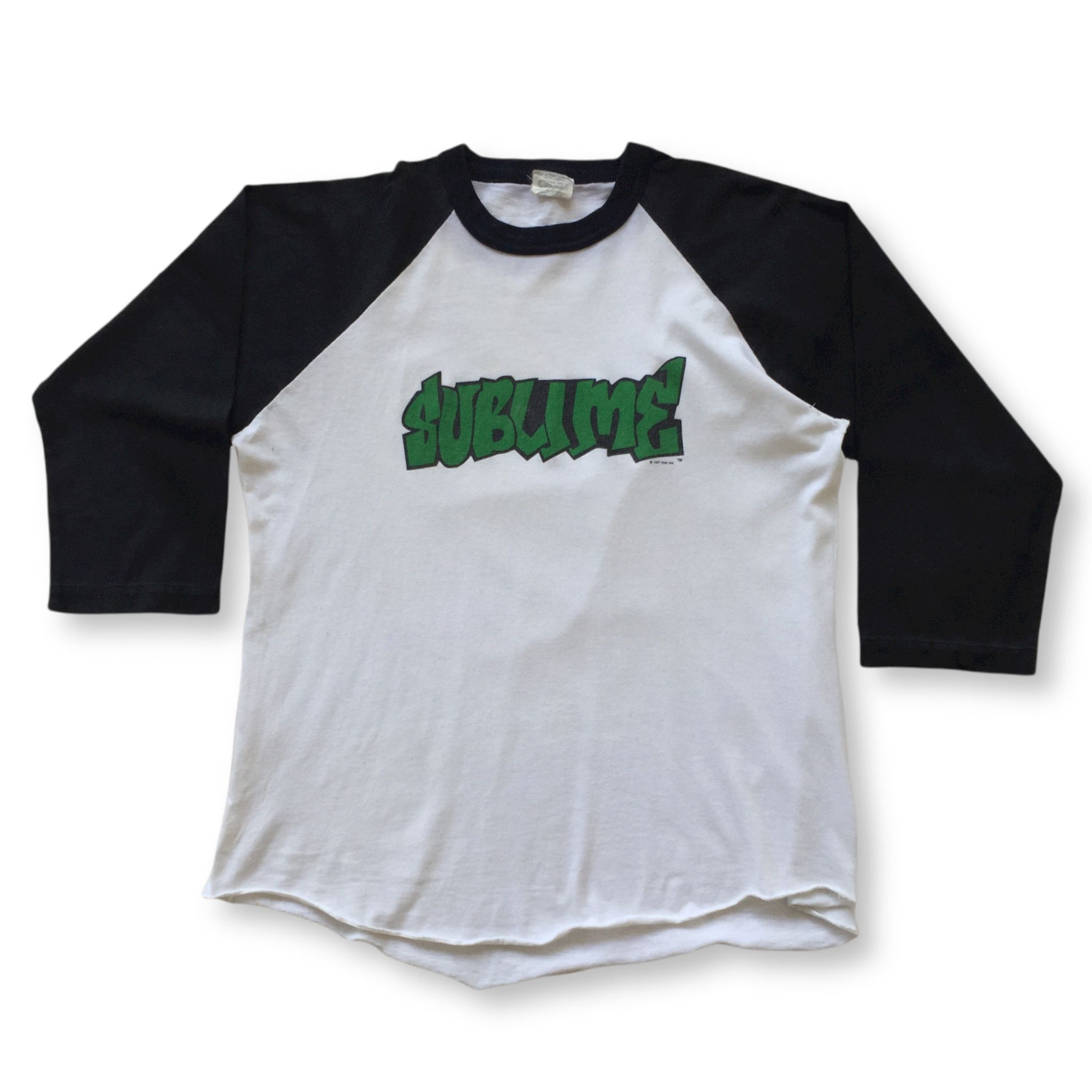 Band Tees Vintage 90s Sublime American Rock Band Raglan T Shirt Size US L / EU 52-54 / 3 - 1 Thumbnail