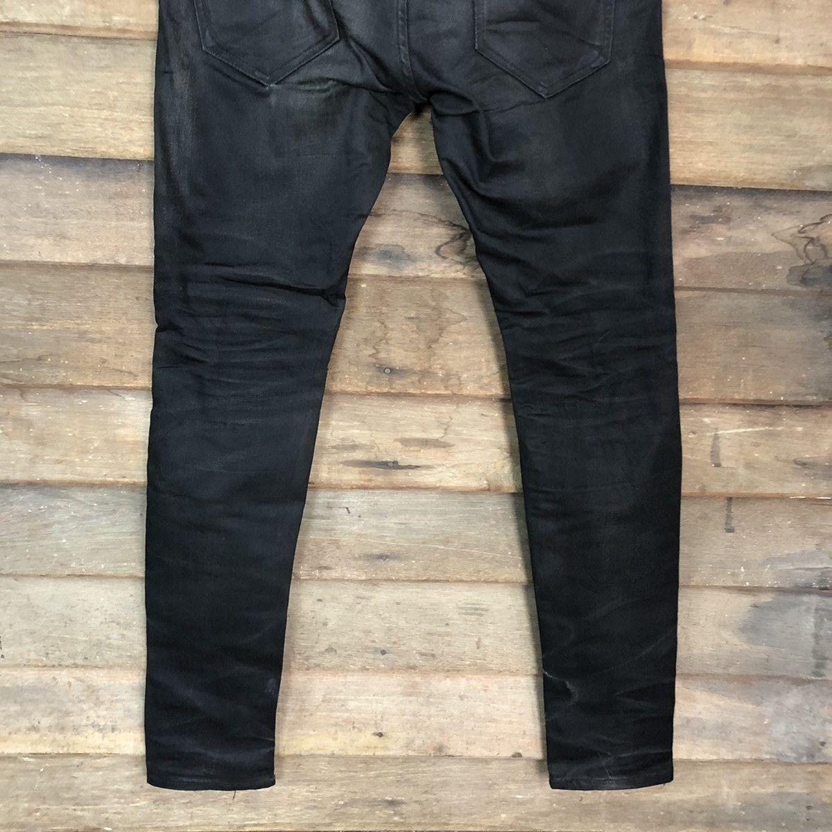 H&M H&M Black Disstressed Denim Jeans Pants #c1244 Size US 33 - 13 Thumbnail