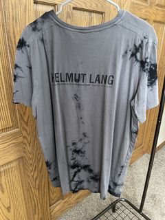 helmut lang tie dye t shirt