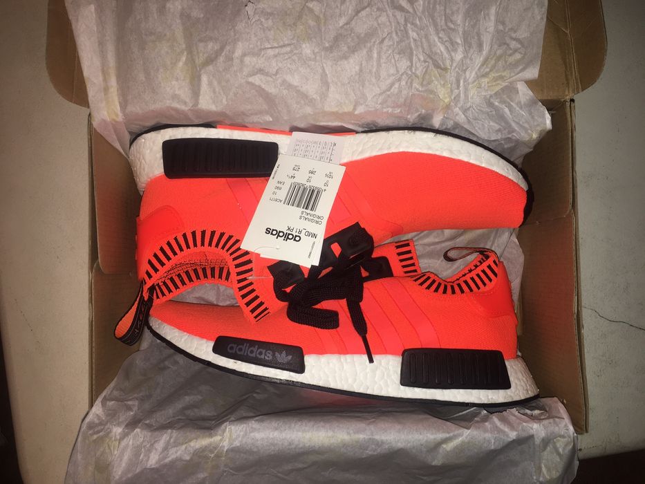 Nmd hot sale orange noise