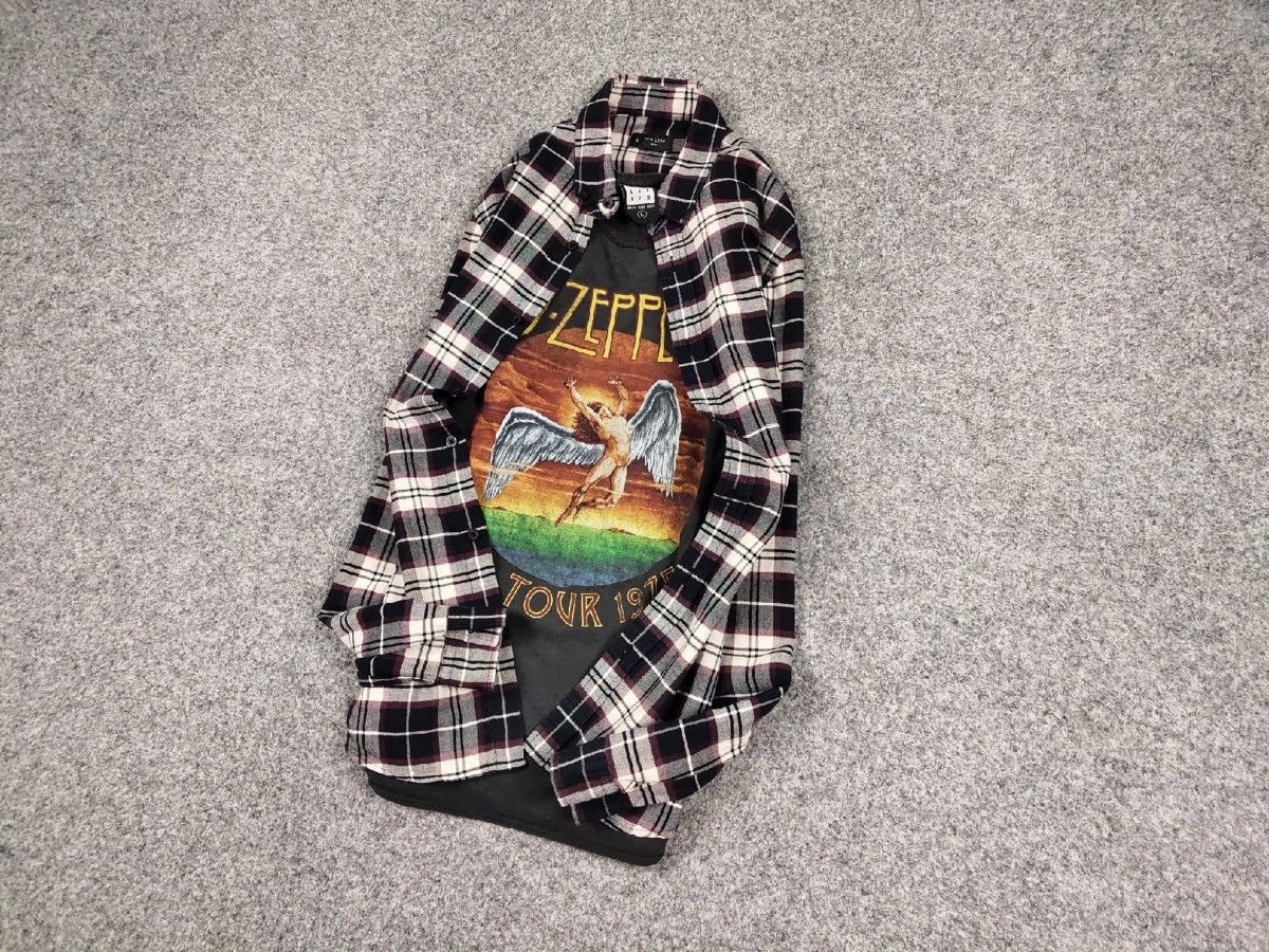 Flannel Vintage Flannel Shirt Travis Scott Style Size US S / EU 44-46 / 1 - 9 Thumbnail