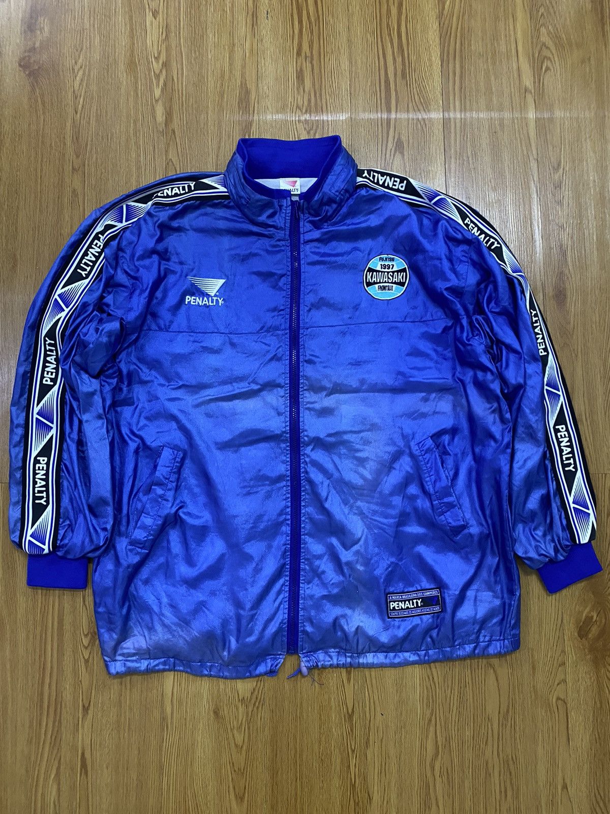 Vintage Vintage Penalty 97’ Fujutsu Kawasaki Frontale Jacket | Grailed