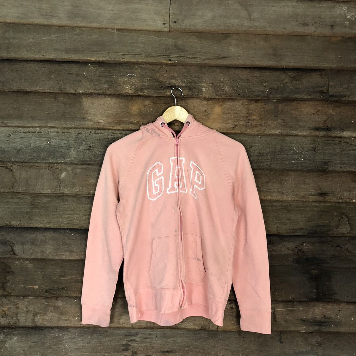 Gap Pink Hoodies sweater spell out #420B