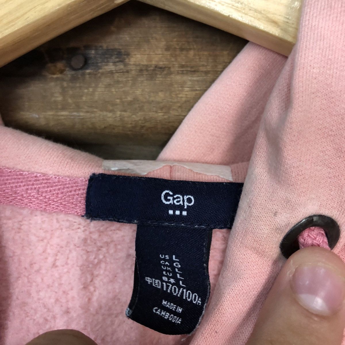 Gap Gap Pink Hoodies sweater spell out #420B Size M / US 6-8 / IT 42-44 - 11 Thumbnail