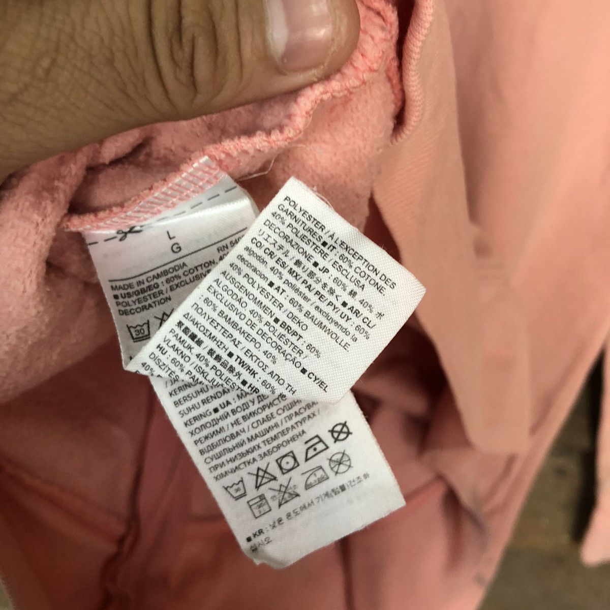 Gap Gap Pink Hoodies sweater spell out #420B Size M / US 6-8 / IT 42-44 - 14 Thumbnail