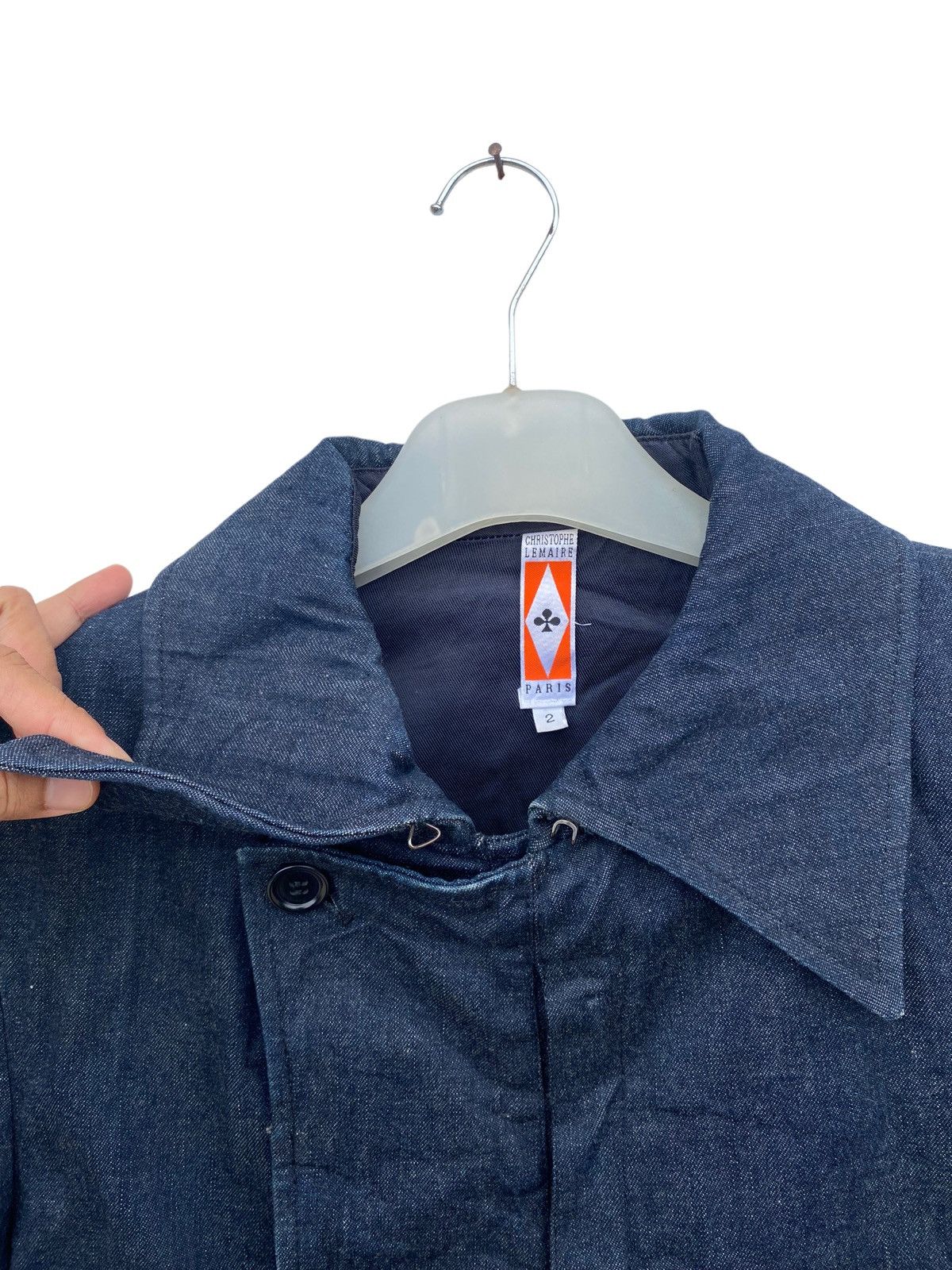 Christophe Lemaire Lemaire Indigo Denim Jacket French Designer Outerwear Size US M / EU 48-50 / 2 - 4 Thumbnail