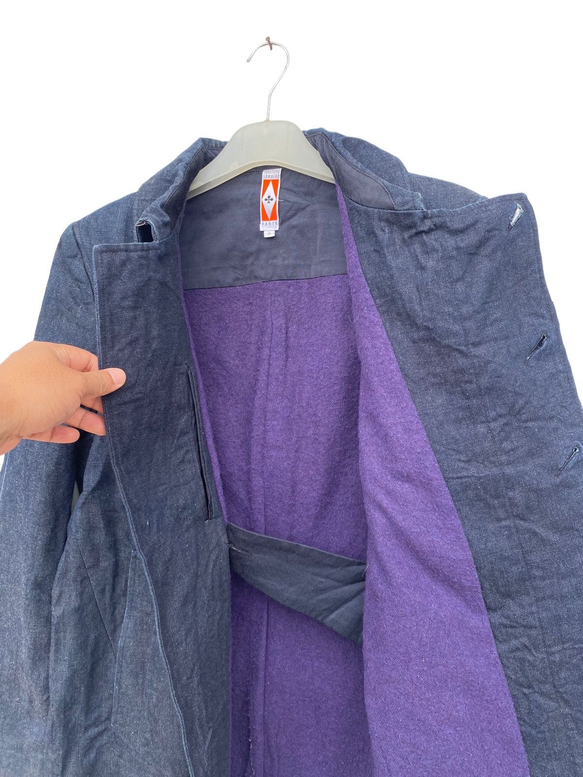 Christophe Lemaire Lemaire Indigo Denim Jacket French Designer Outerwear Size US M / EU 48-50 / 2 - 8 Thumbnail