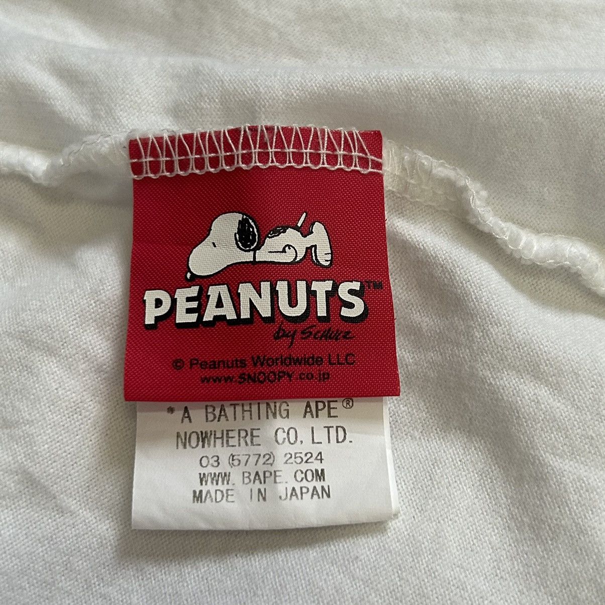 Bape × Peanuts Bape x Snoopy Tee Size S / US 4 / IT 40 - 6 Thumbnail