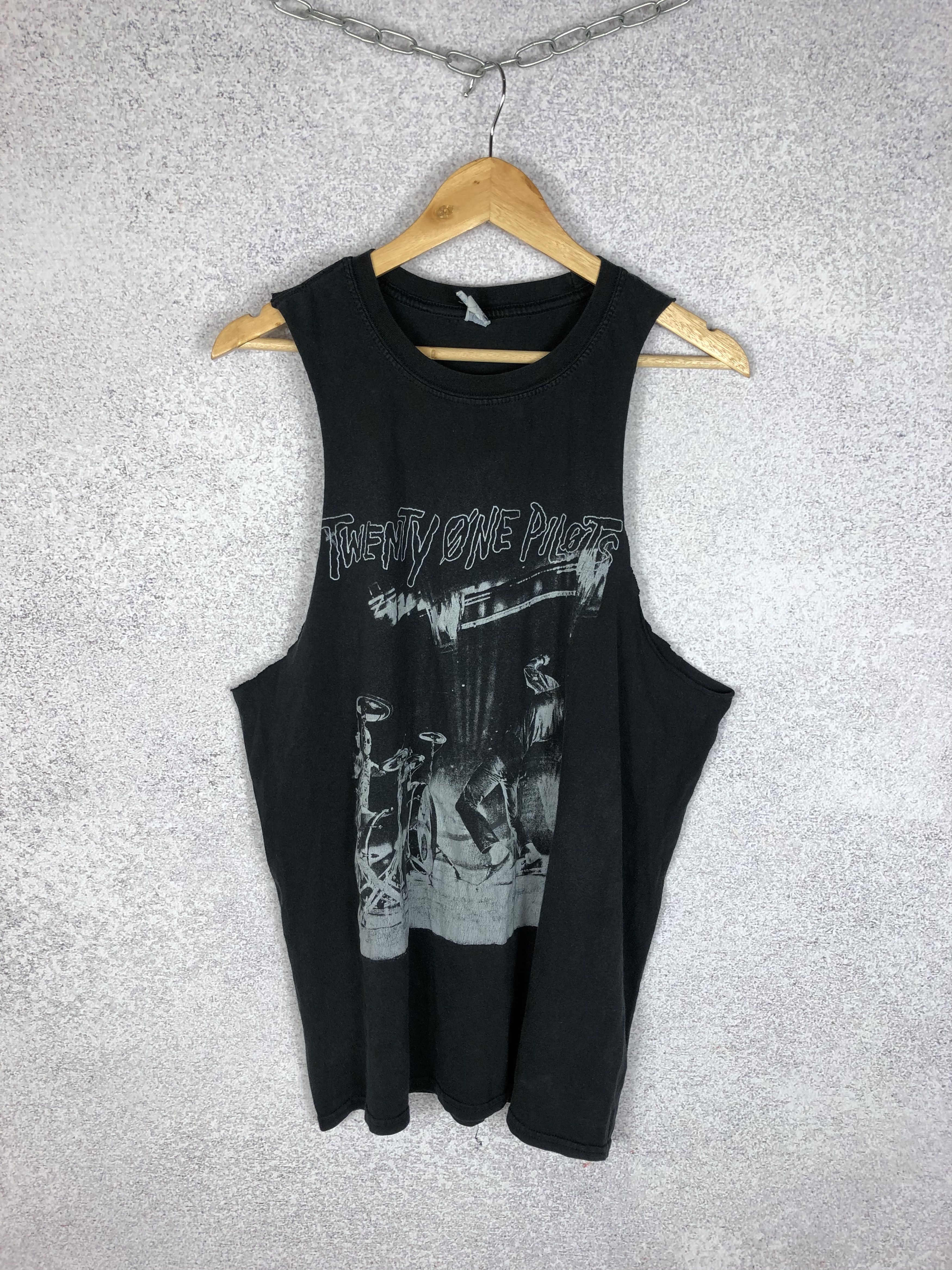Vintage Twenty One Pilots Band Tees Rock Tank Top