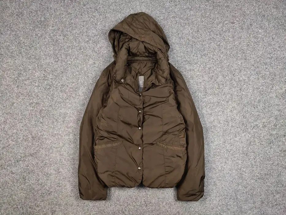 Add Designer Premium Brown Nylon Down for women Jacket